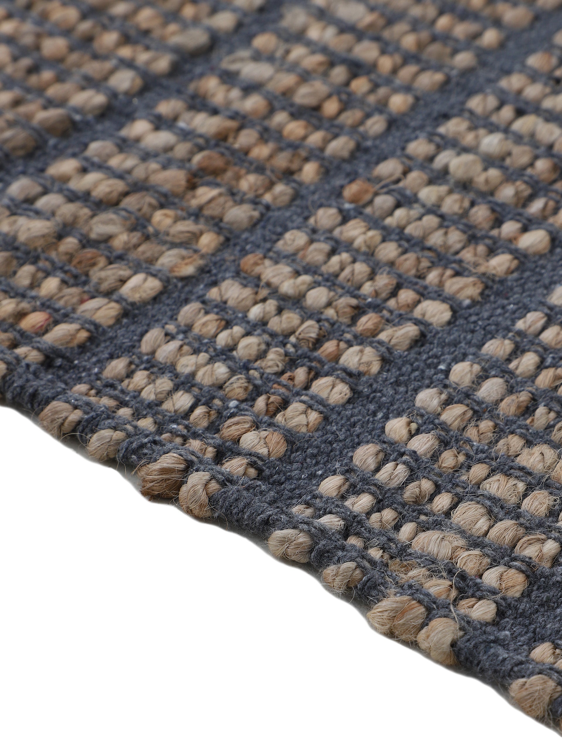 Juteteppich Lara Blau