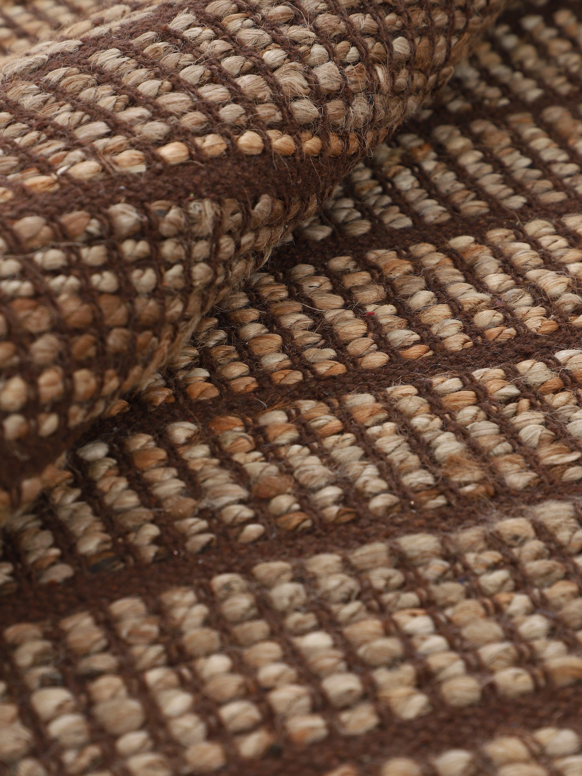 Juteteppich Lara Braun