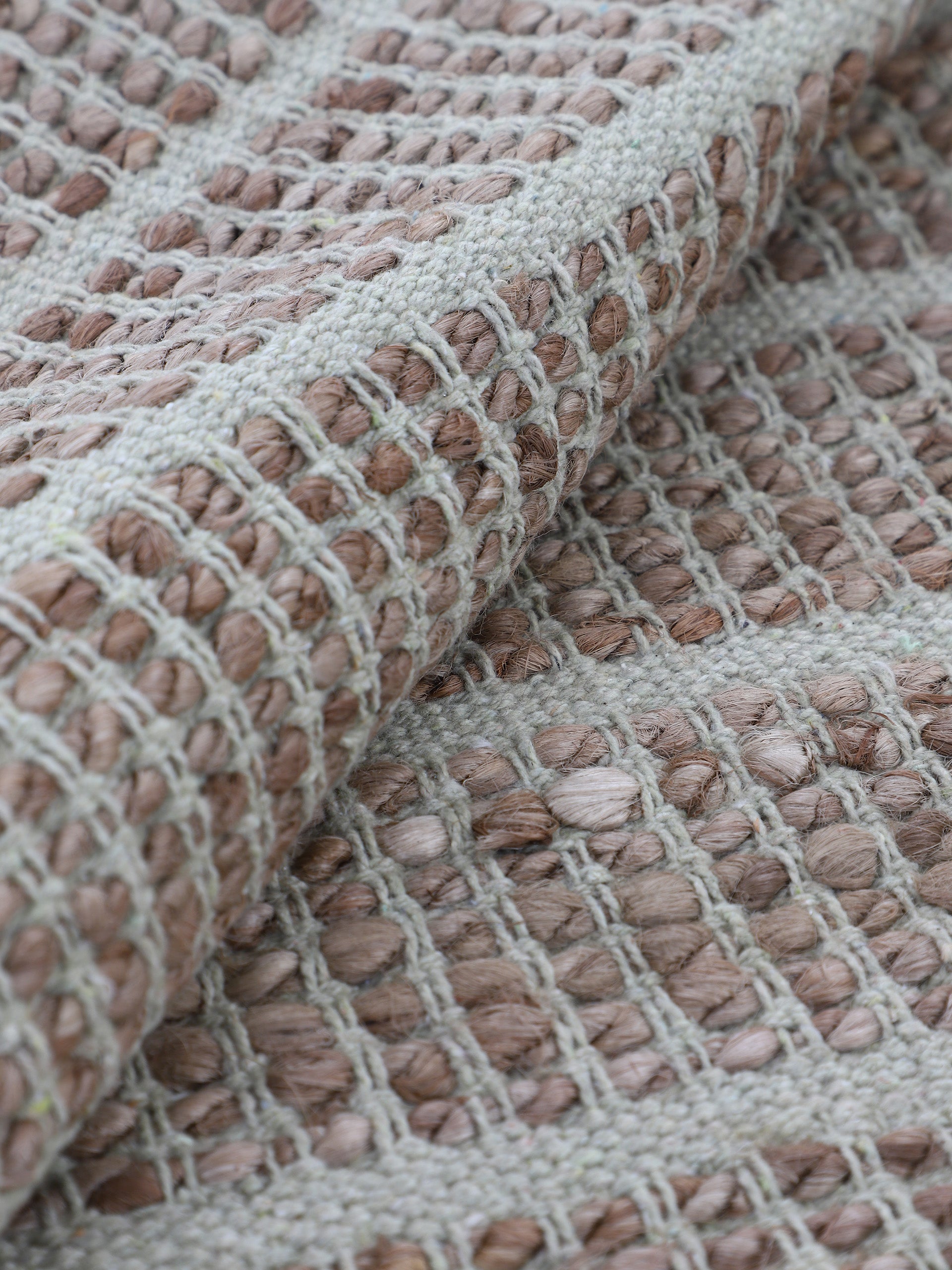 Juteteppich Lara Grün