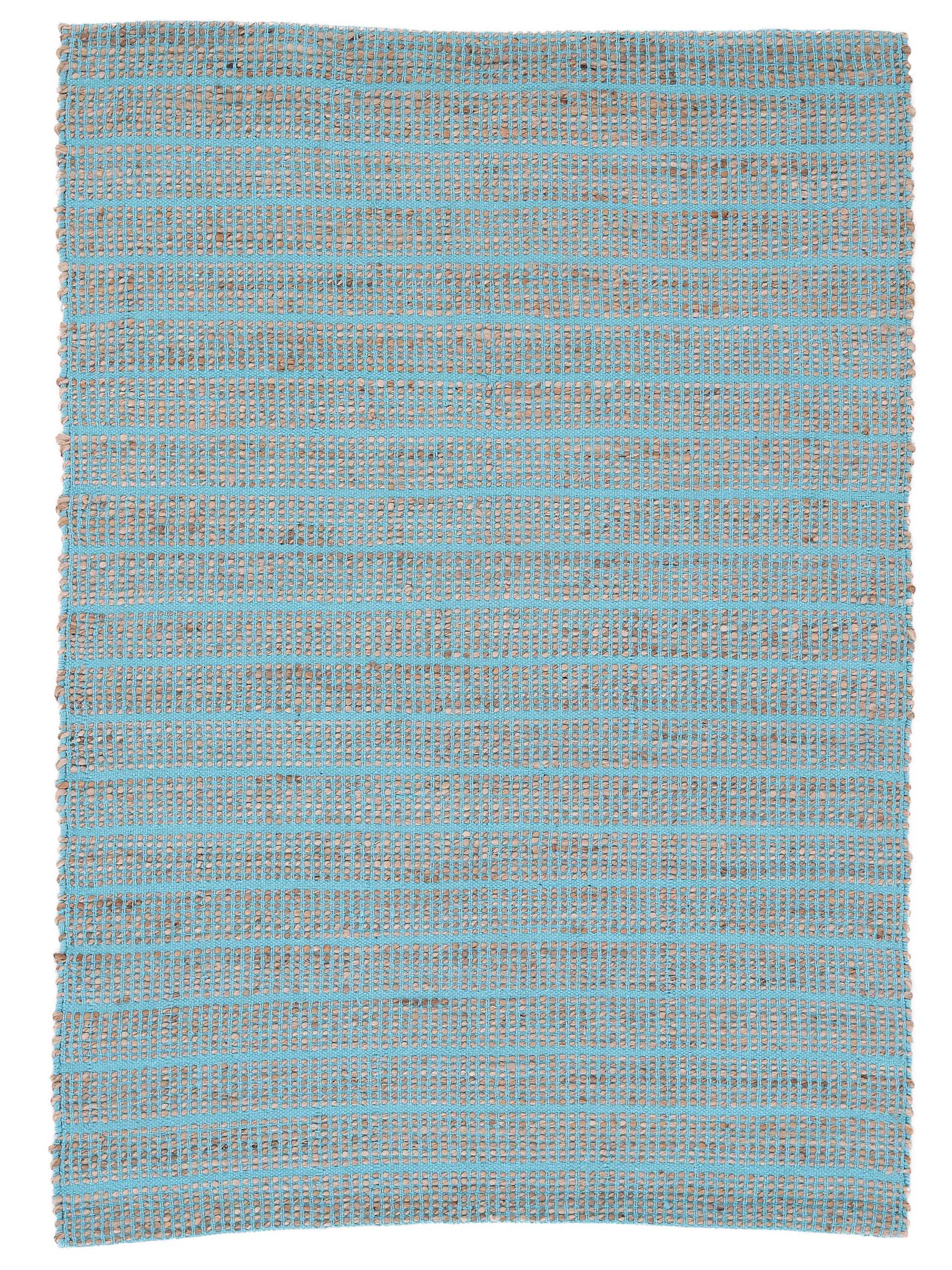 Juteteppich Lara Türkis