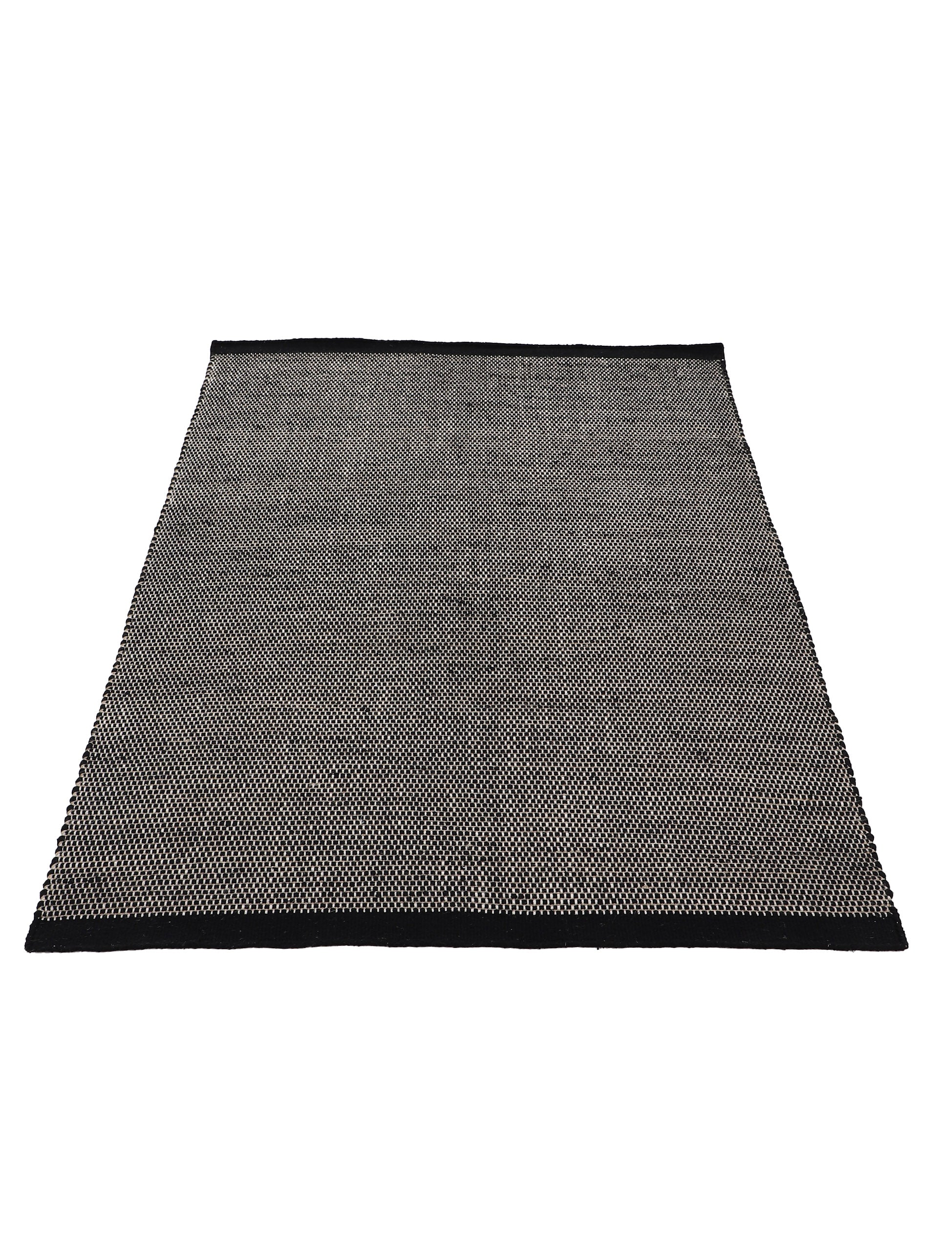 Wollteppich Mona Schwarz