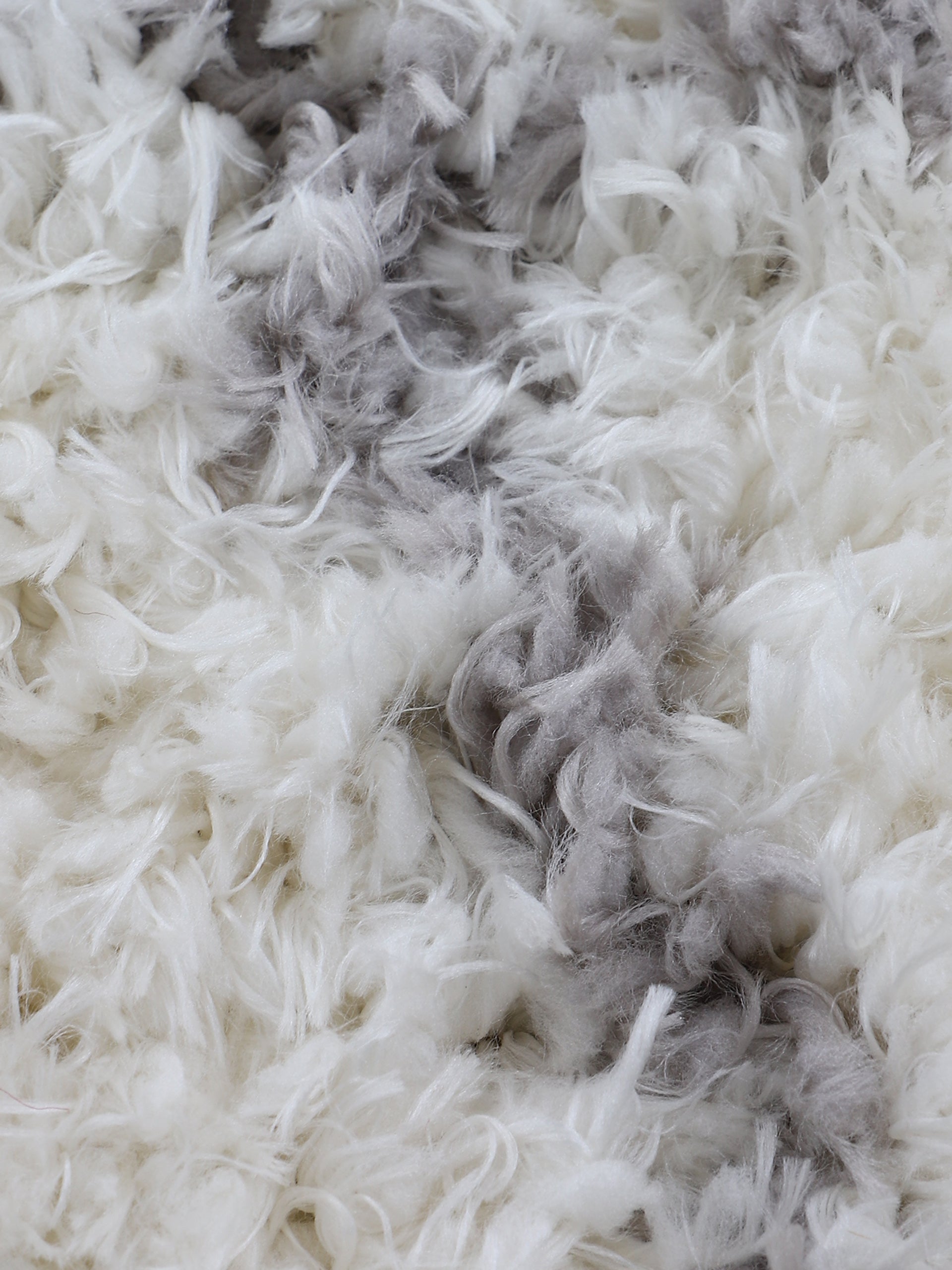 Hochflorteppich Eddy Läufer Weiß