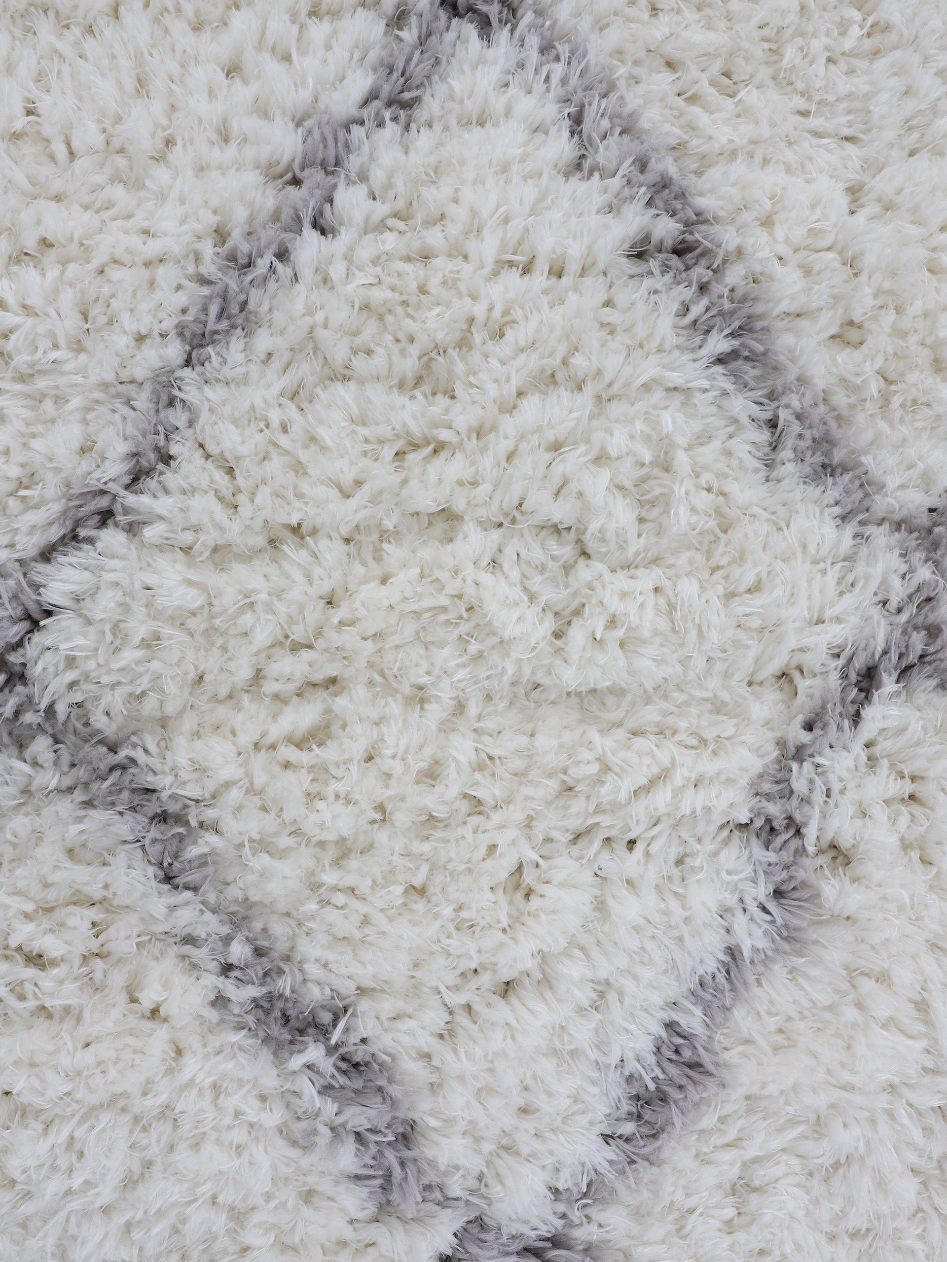 Hochflorteppich Eddy Läufer Weiß