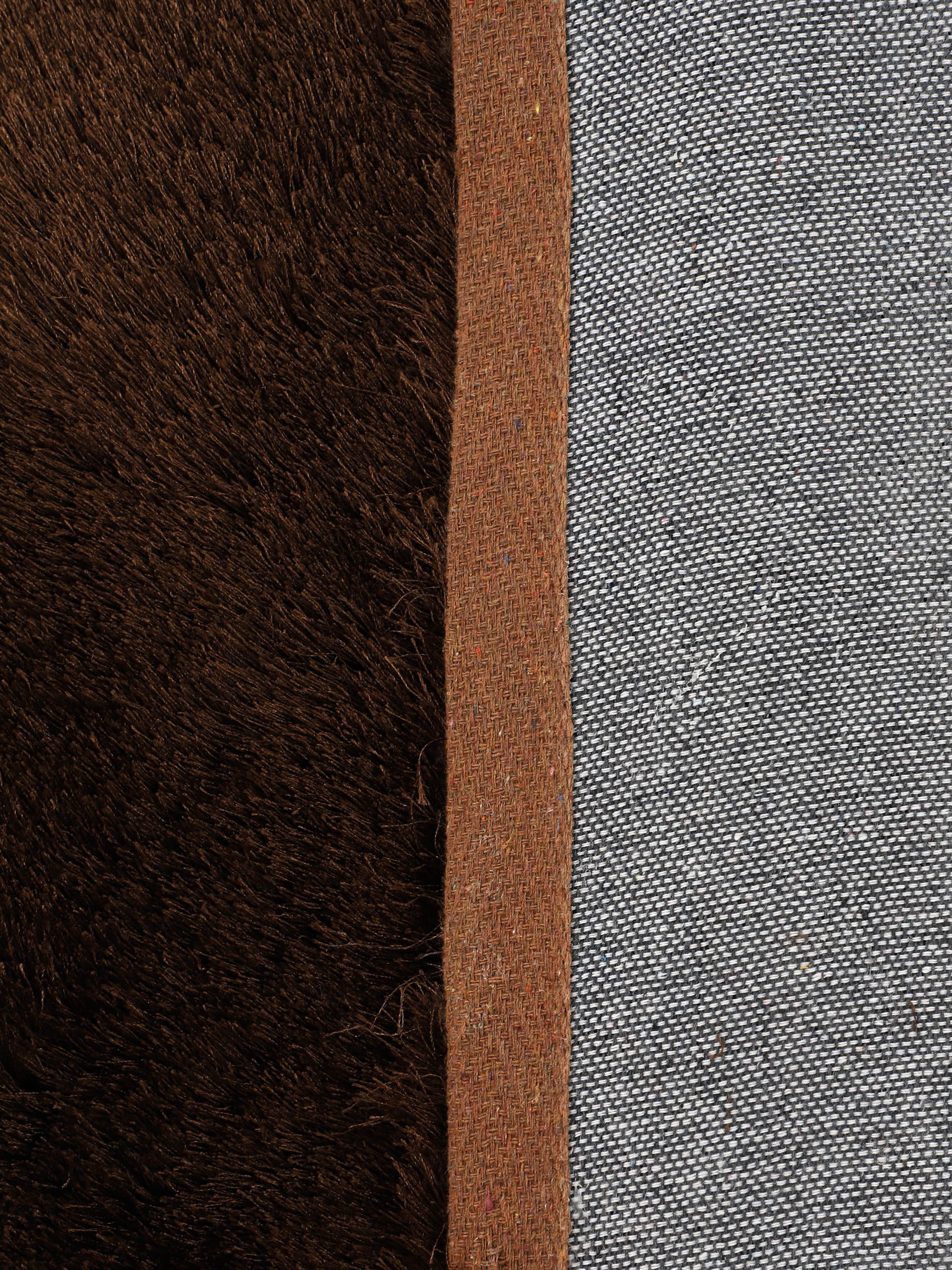 Hochflorteppich Breeze Dunkelbraun