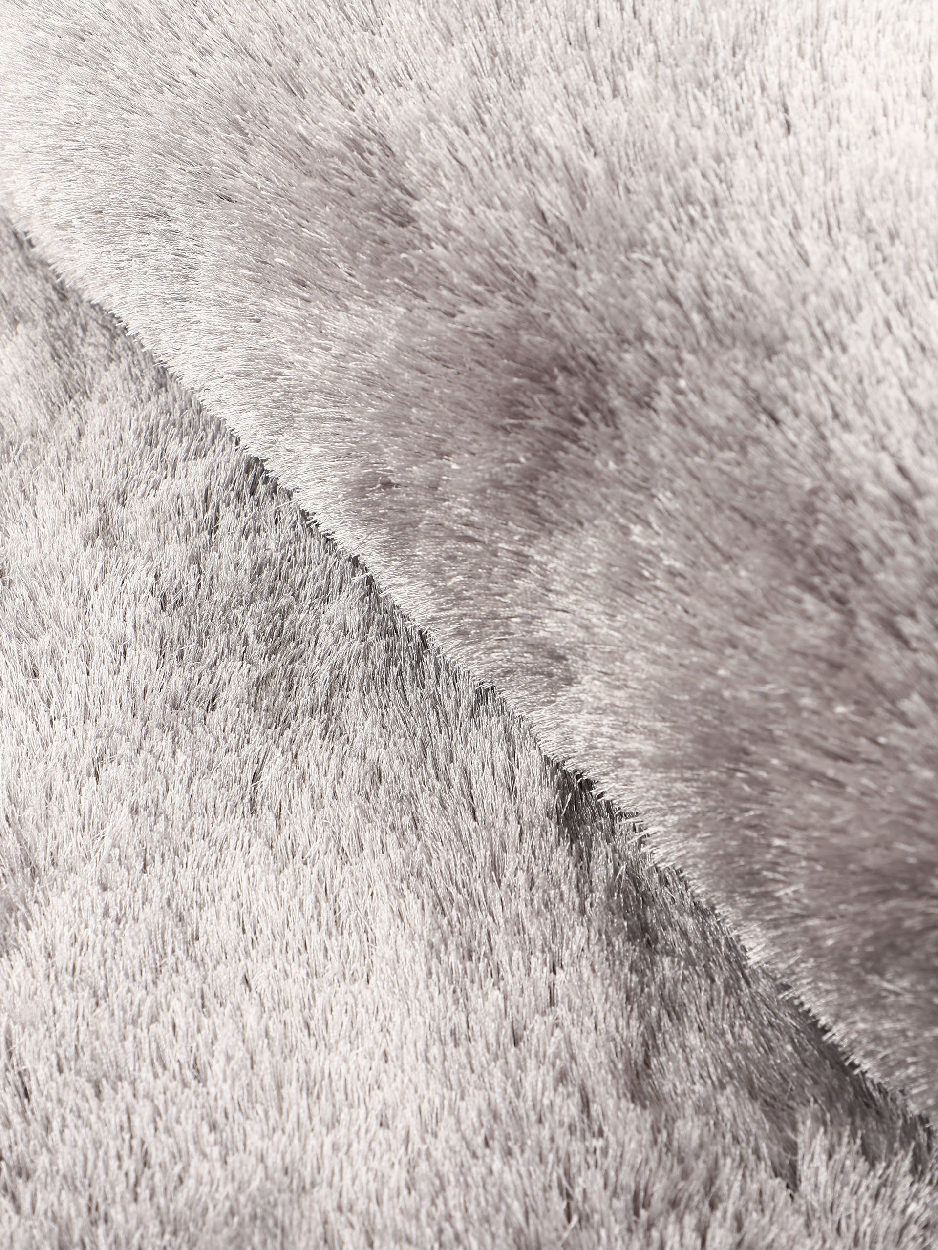 Hochflorteppich Breeze Hellgrau