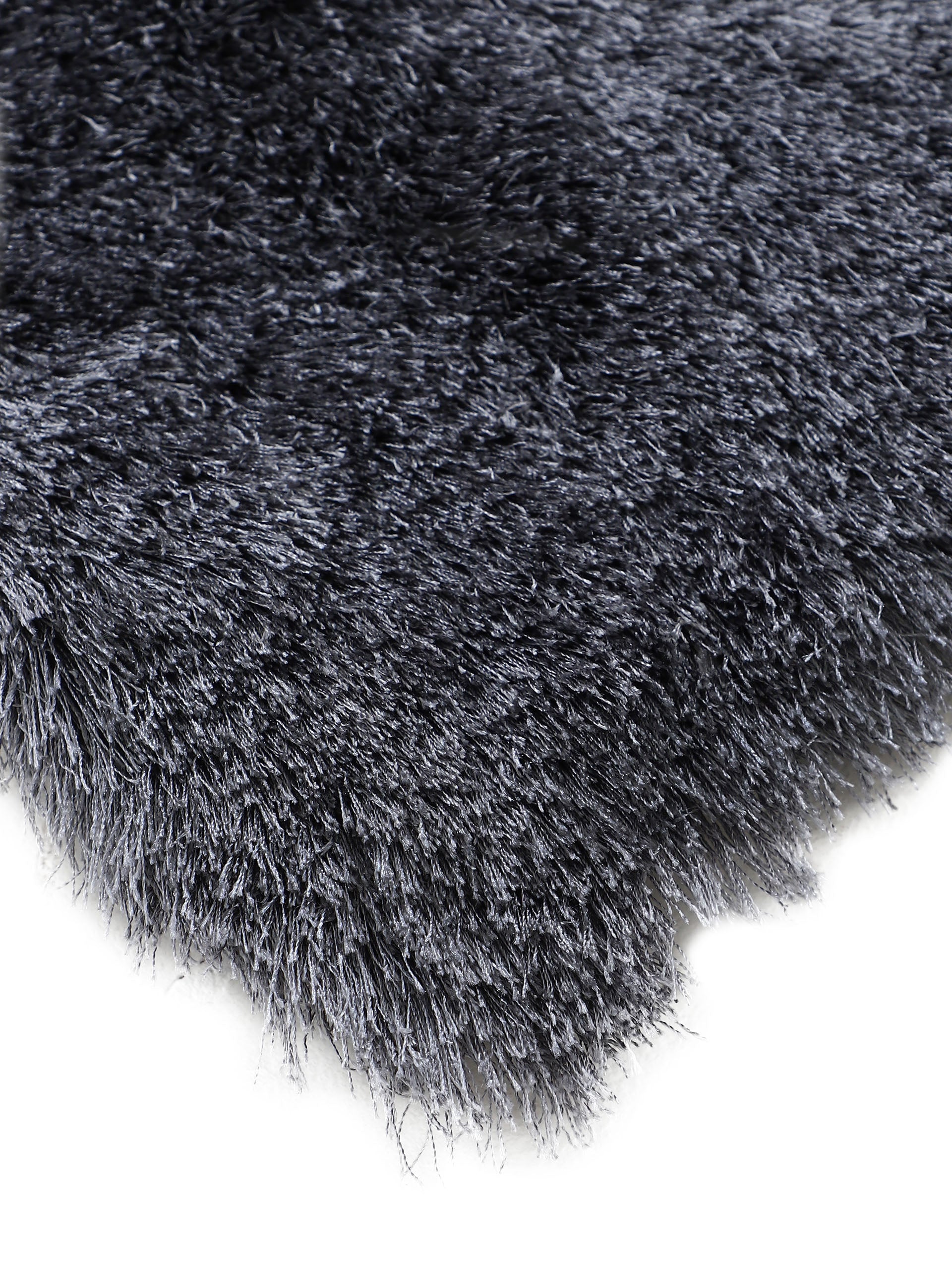 Hochflorteppich Breeze Läufer Dunkelgrau