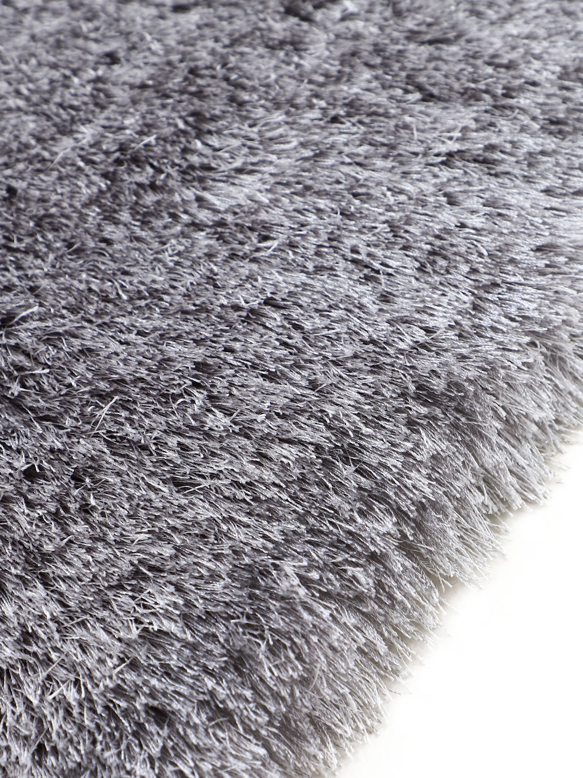 Hochflorteppich Breeze Läufer Hellgrau