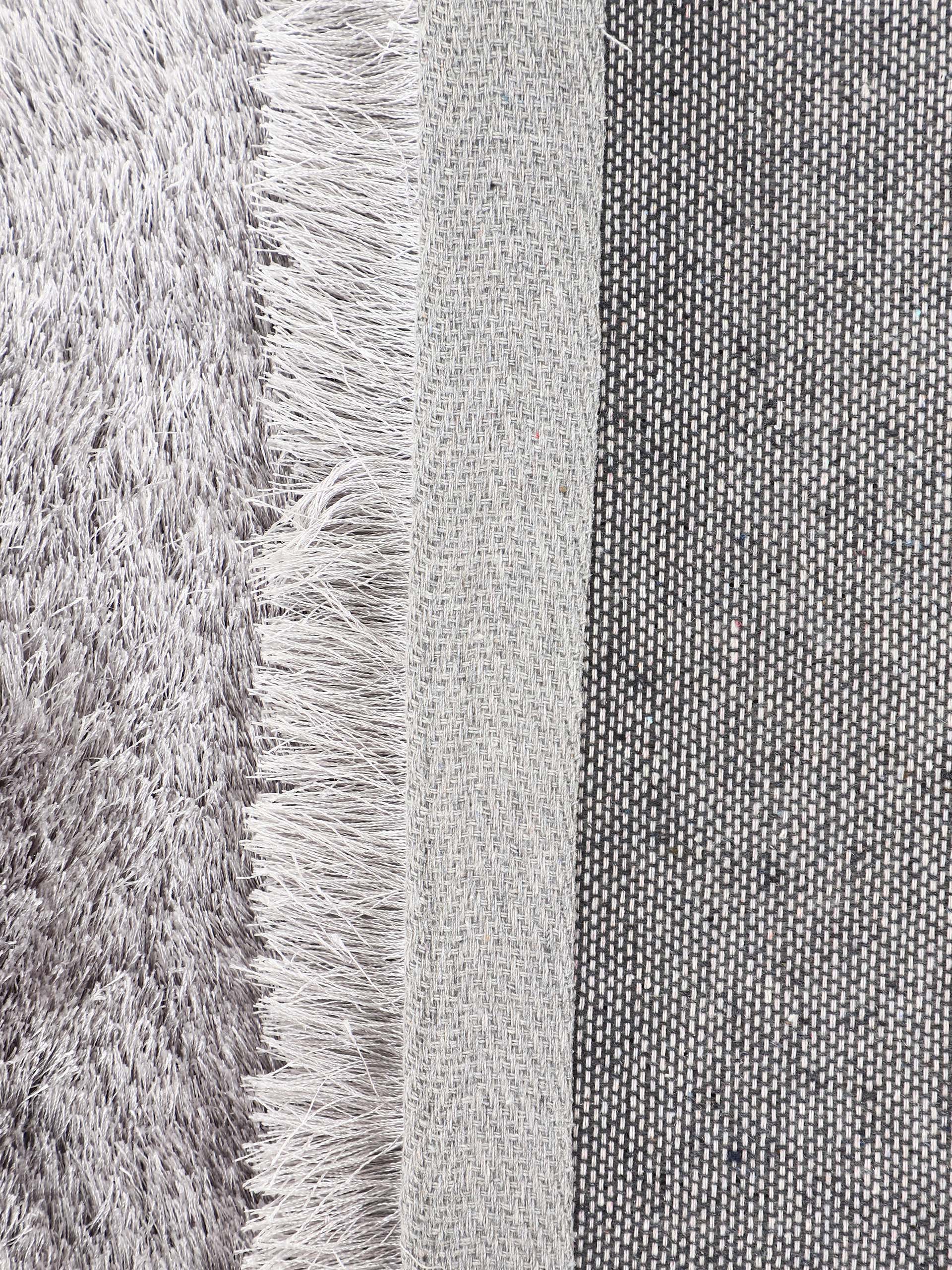 Hochflorteppich Breeze Läufer Hellgrau