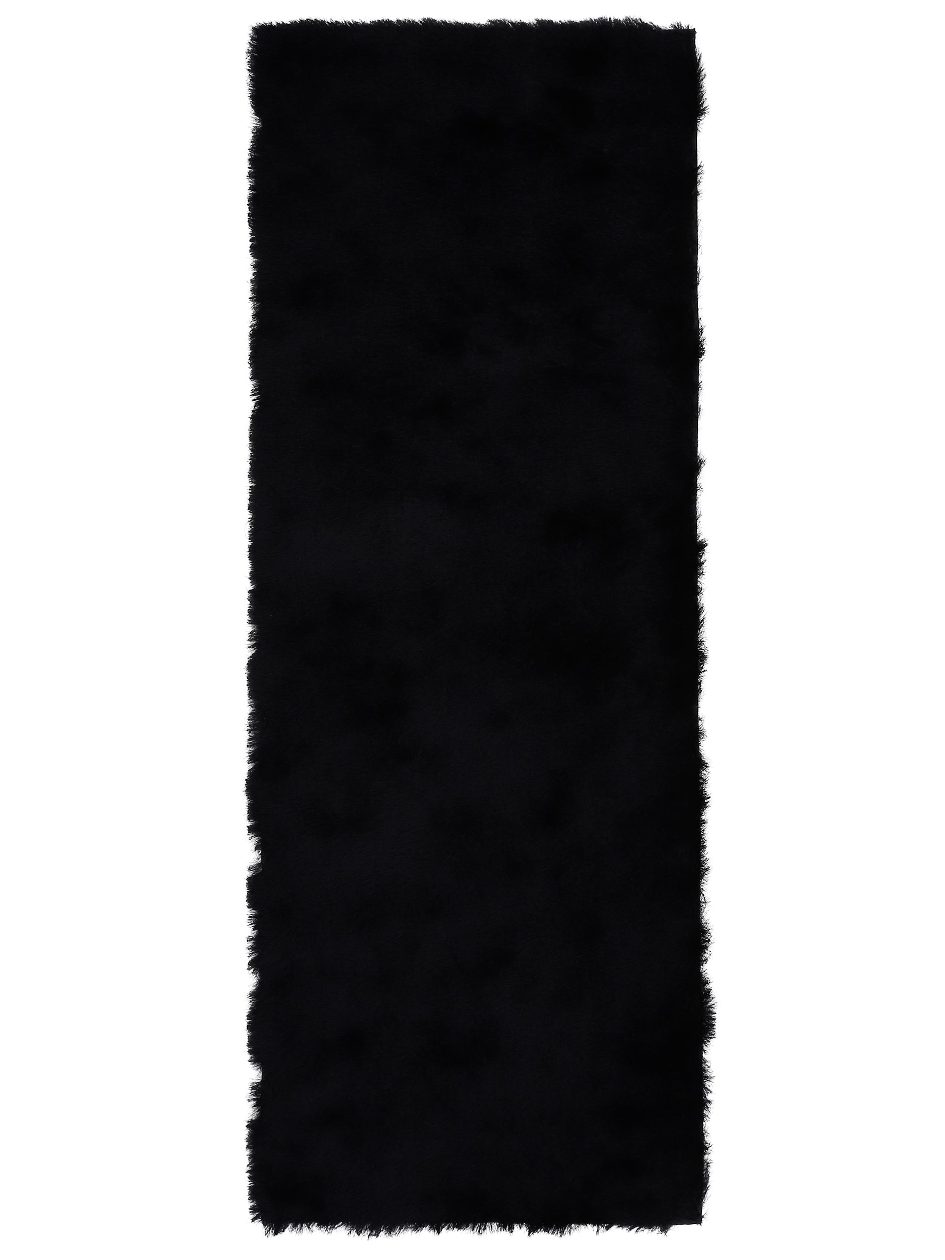 Hochflorteppich Breeze Läufer Schwarz