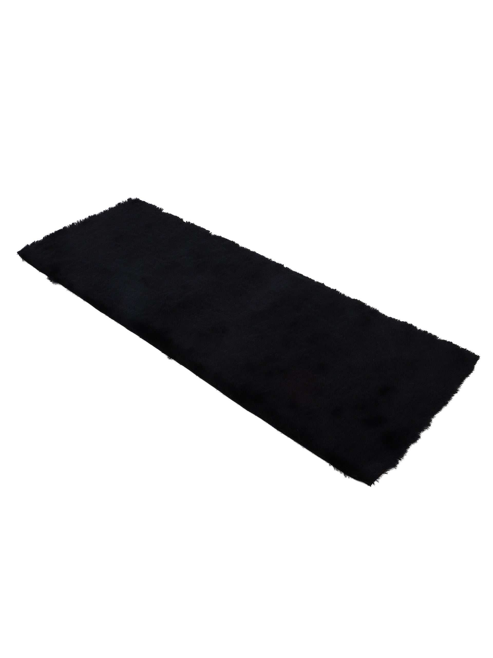 Hochflorteppich Breeze Läufer Schwarz