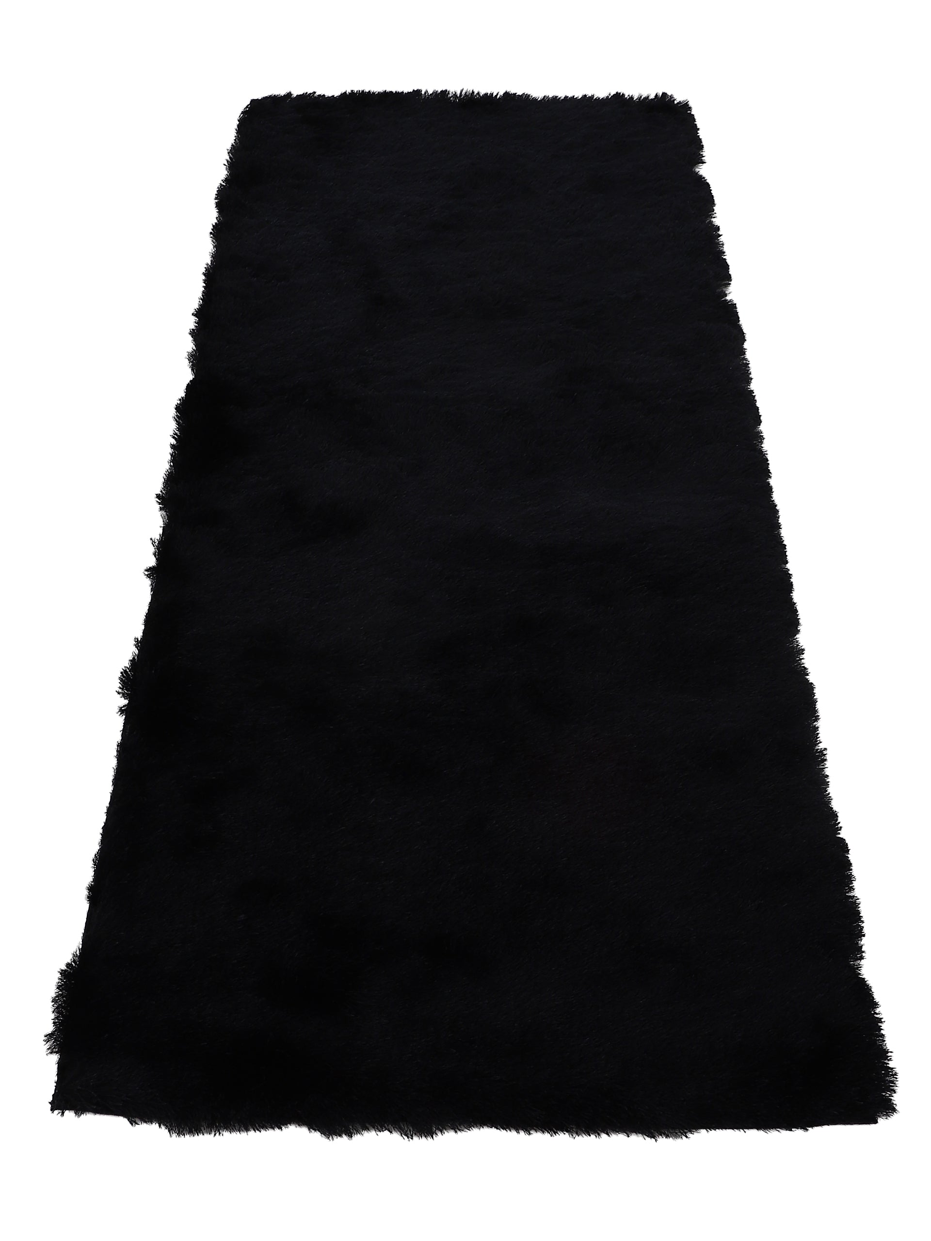 Hochflorteppich Breeze Läufer Schwarz