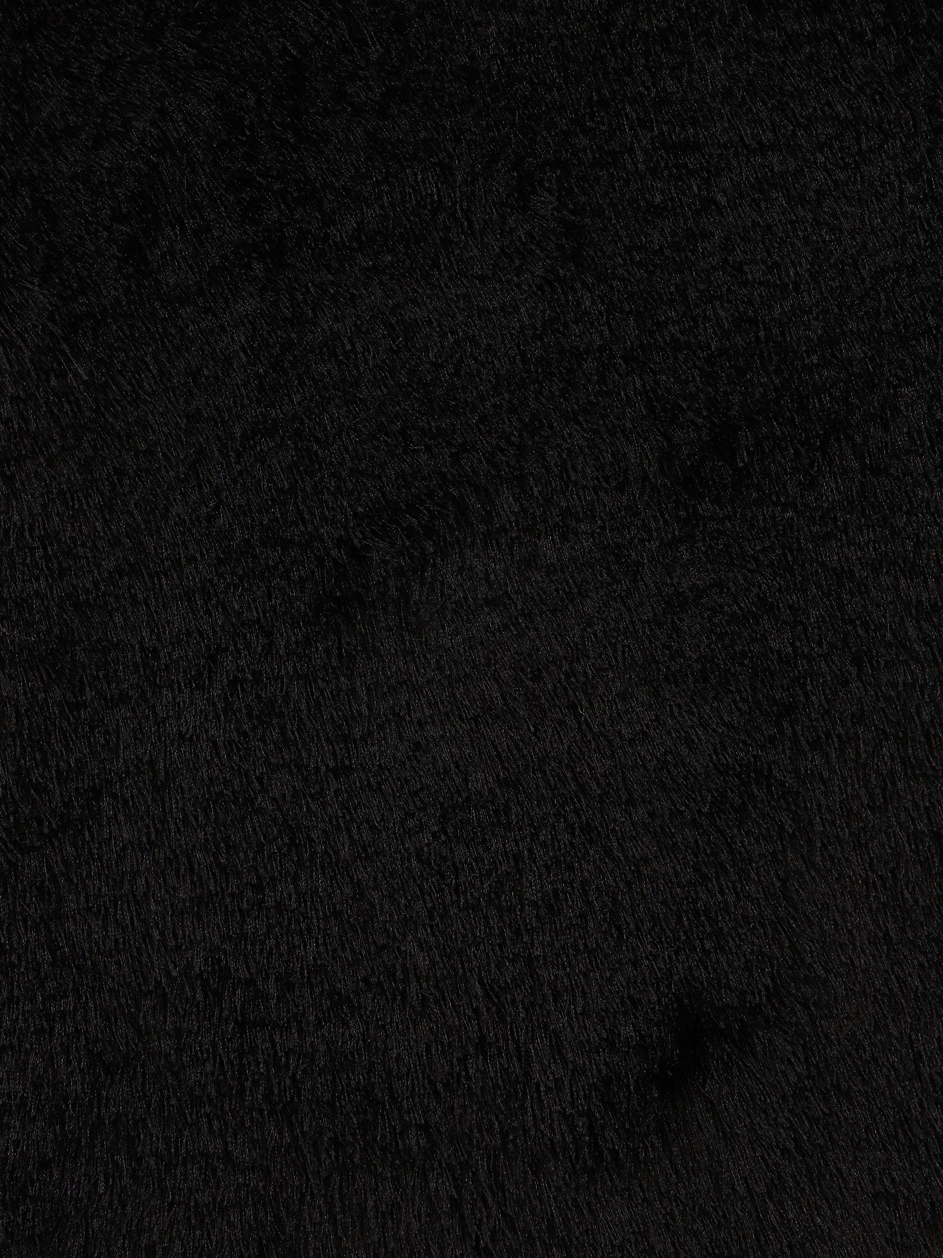 Hochflorteppich Breeze Läufer Schwarz