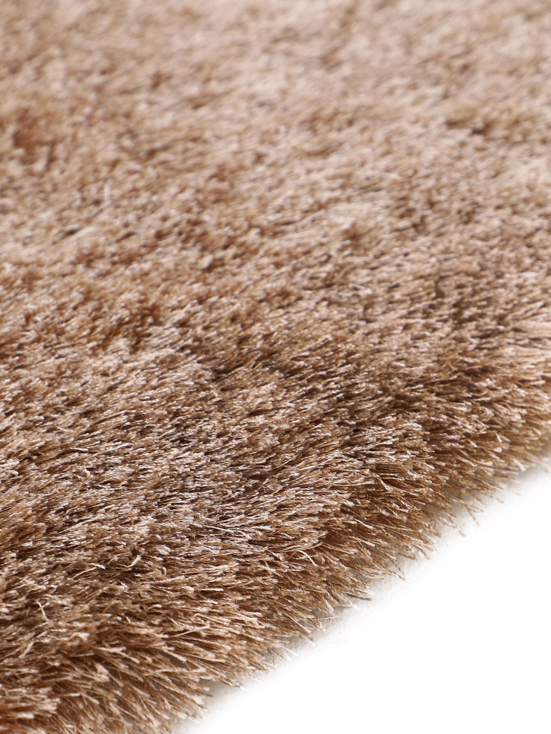 Hochflorteppich Breeze Rund Beige