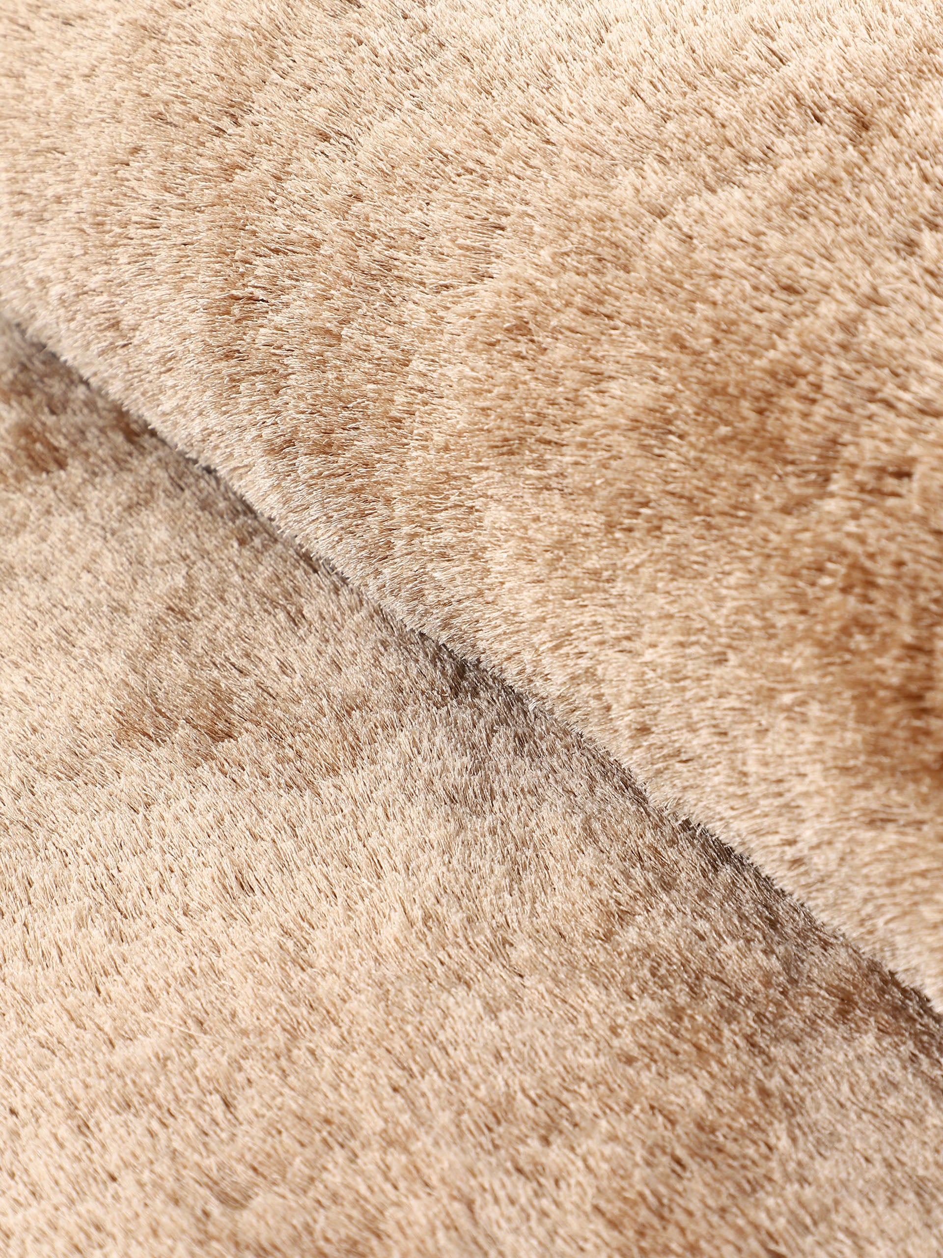 Hochflorteppich Breeze Rund Beige