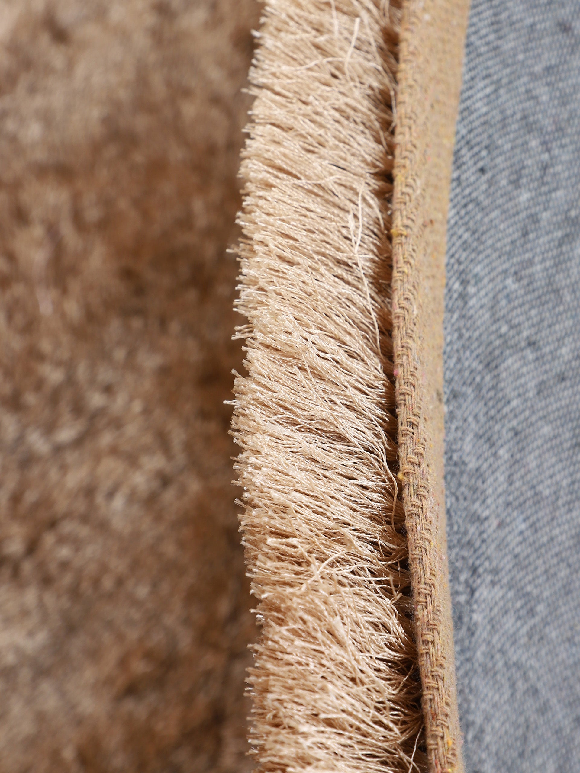 Hochflorteppich Breeze Rund Beige