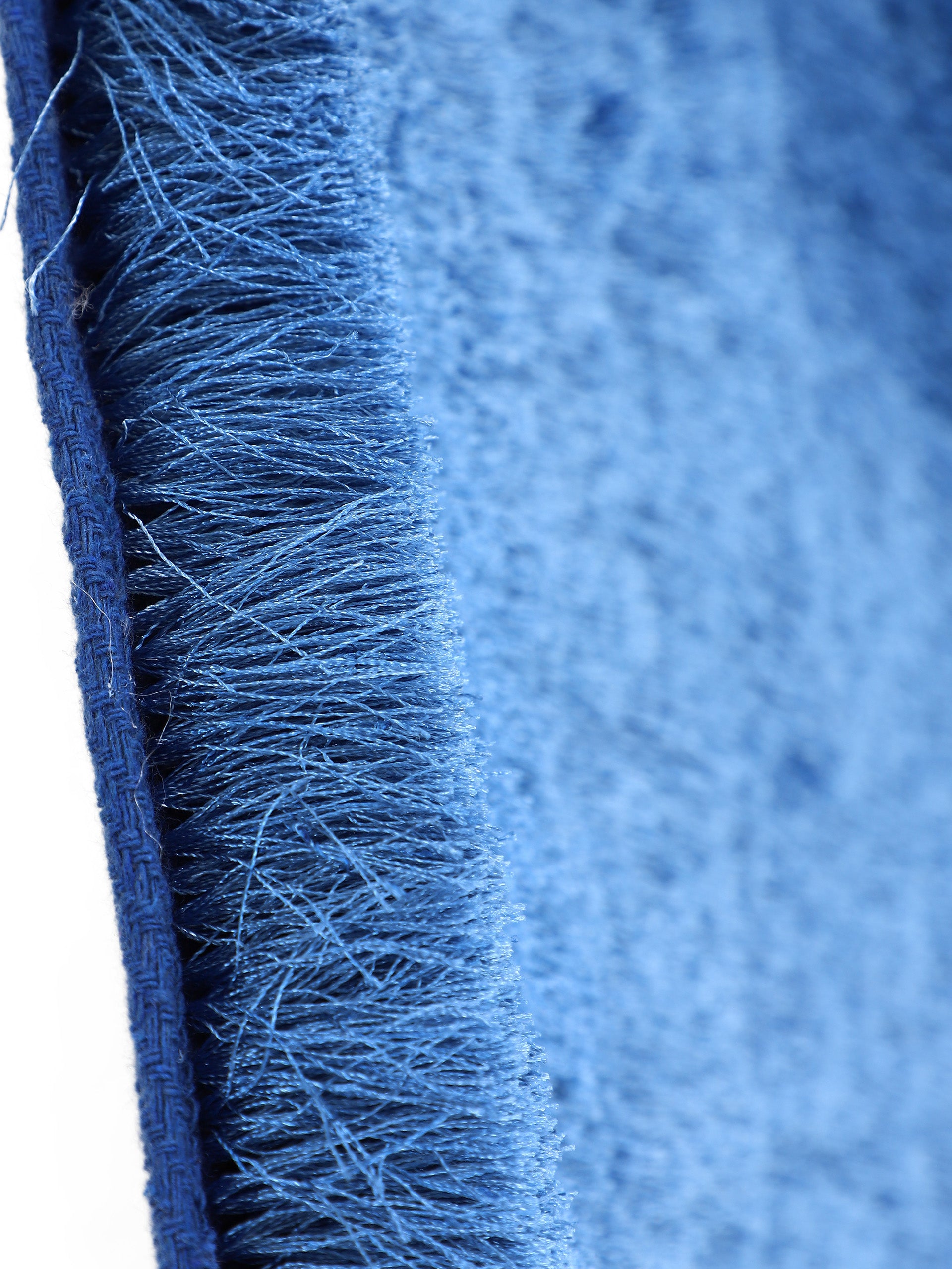 Hochflorteppich Breeze Rund Blau