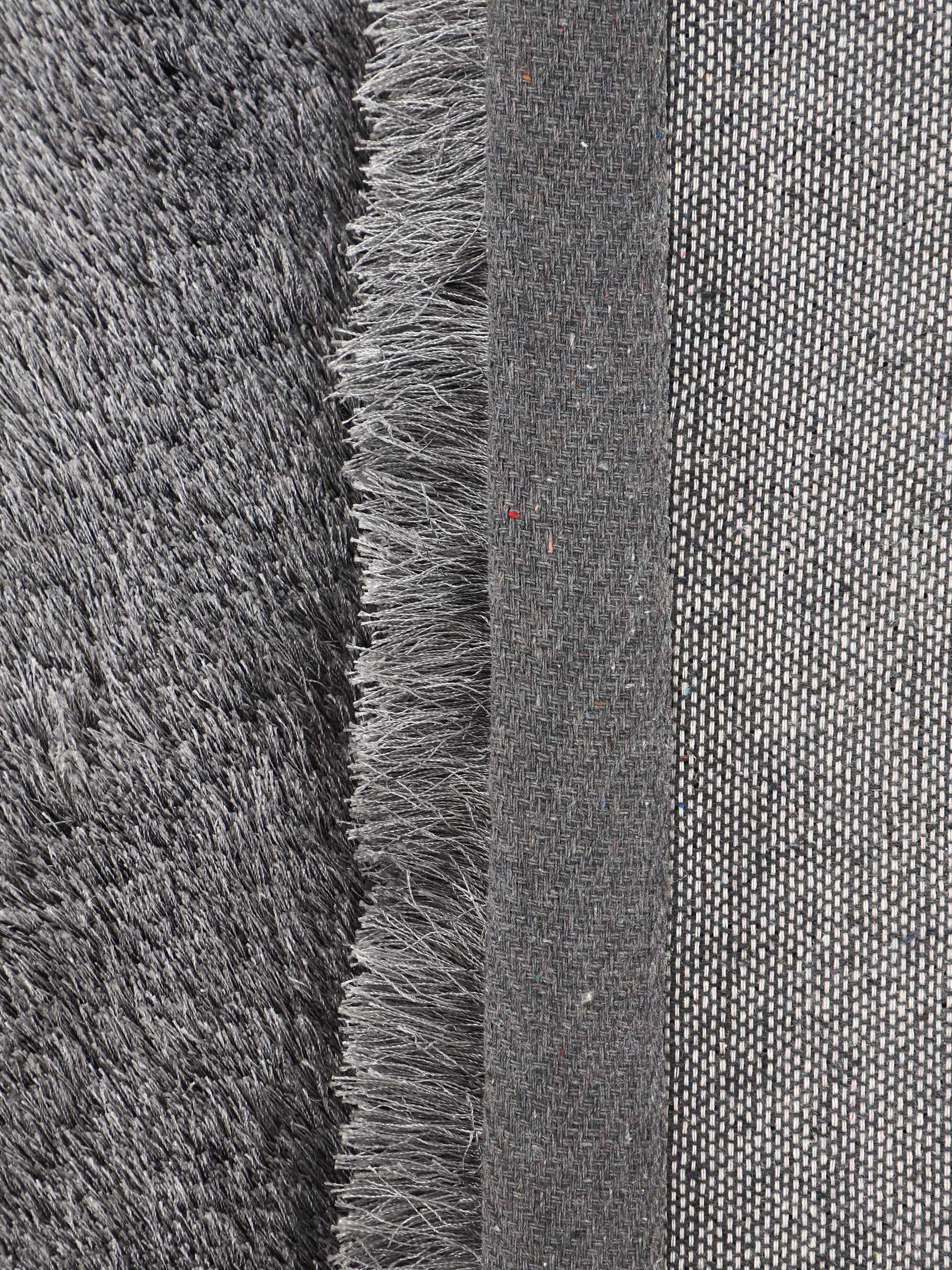 Hochflorteppich Breeze Rund Dunkelgrau