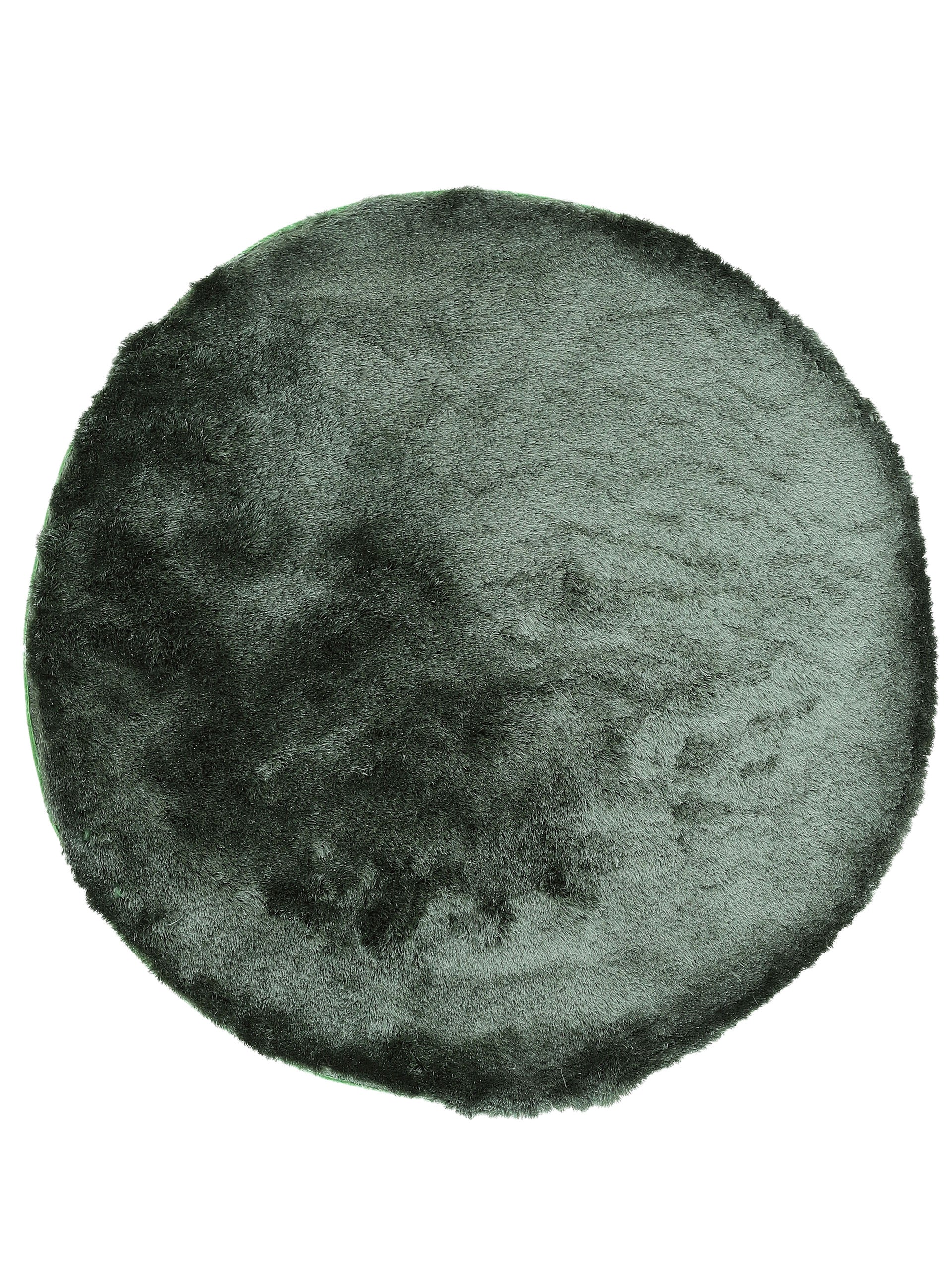 Hochflorteppich Breeze Rund Grün
