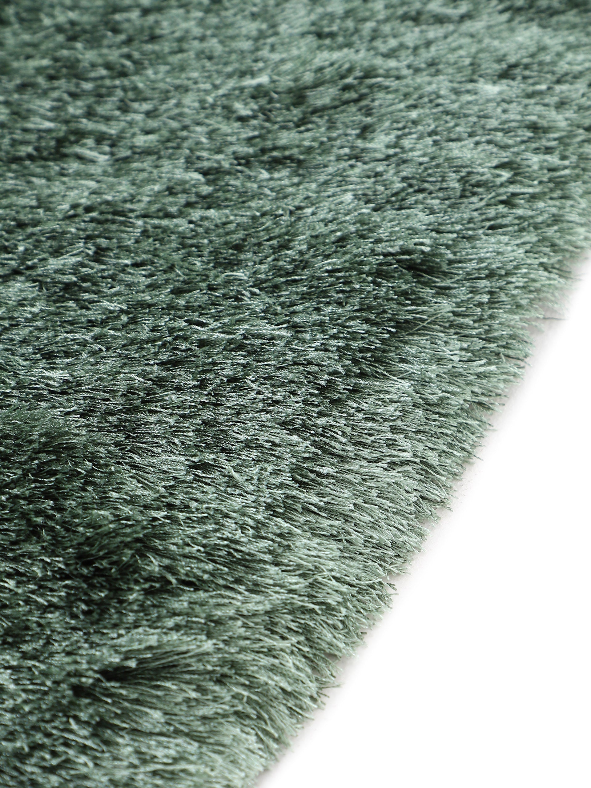 Hochflorteppich Breeze Rund Grün