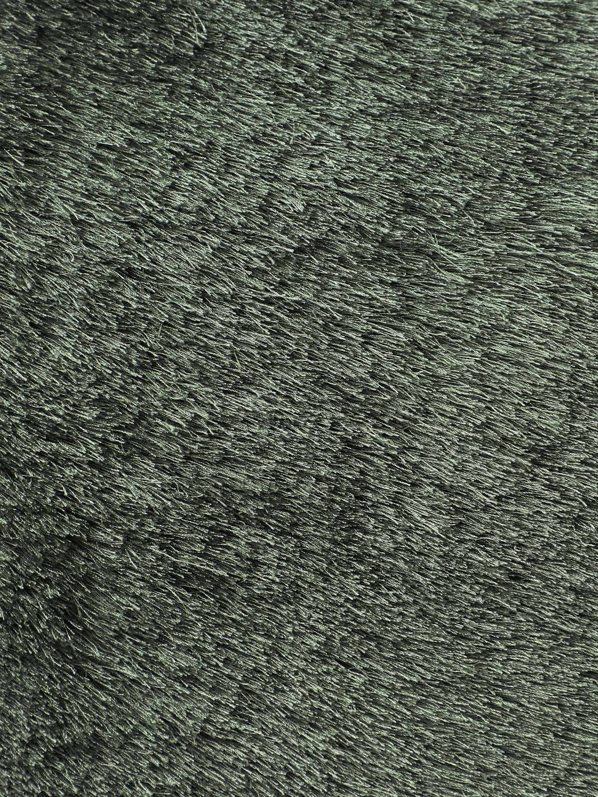 Hochflorteppich Breeze Rund Grün