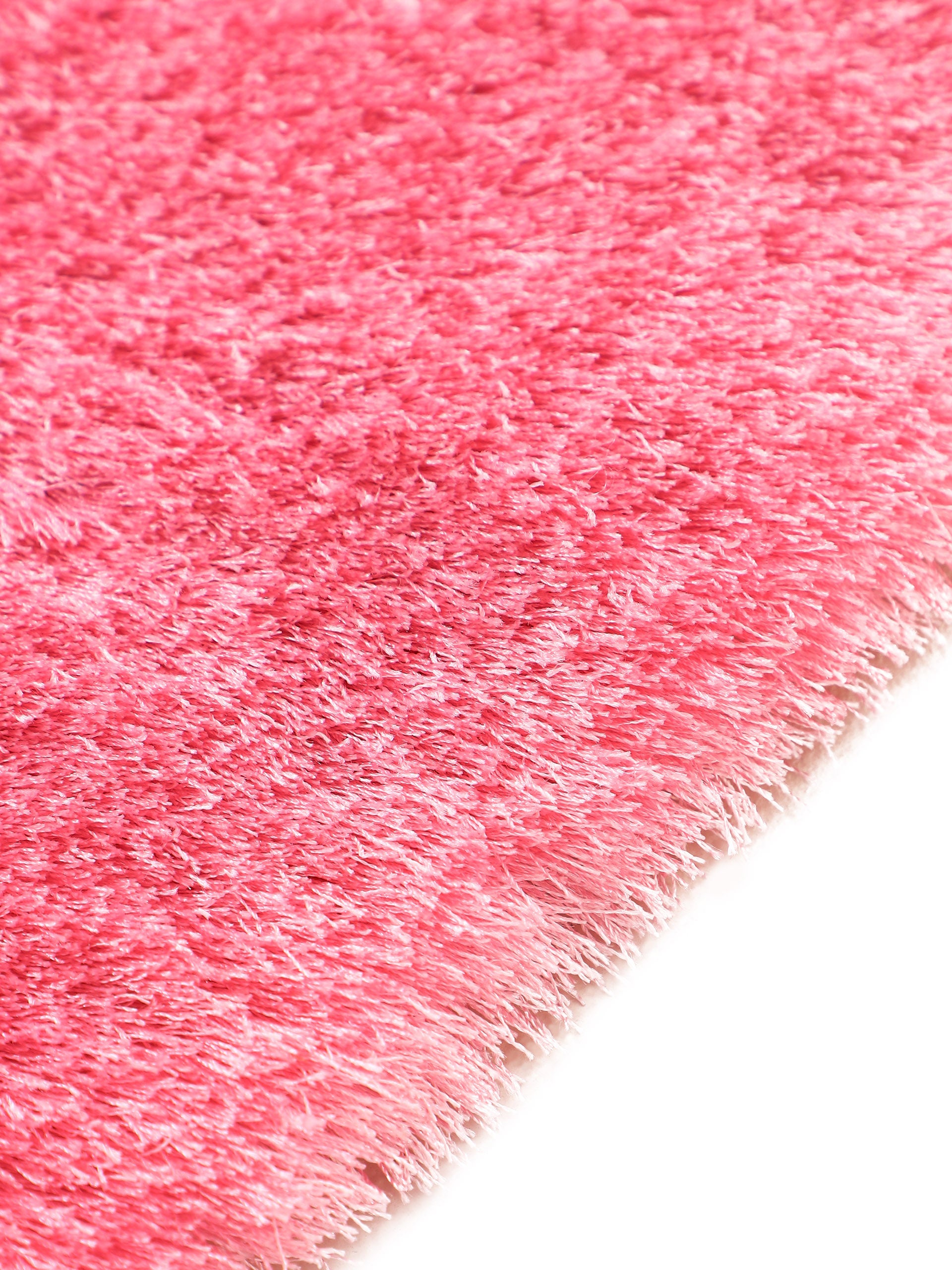 Hochflorteppich Breeze Rund Rosa