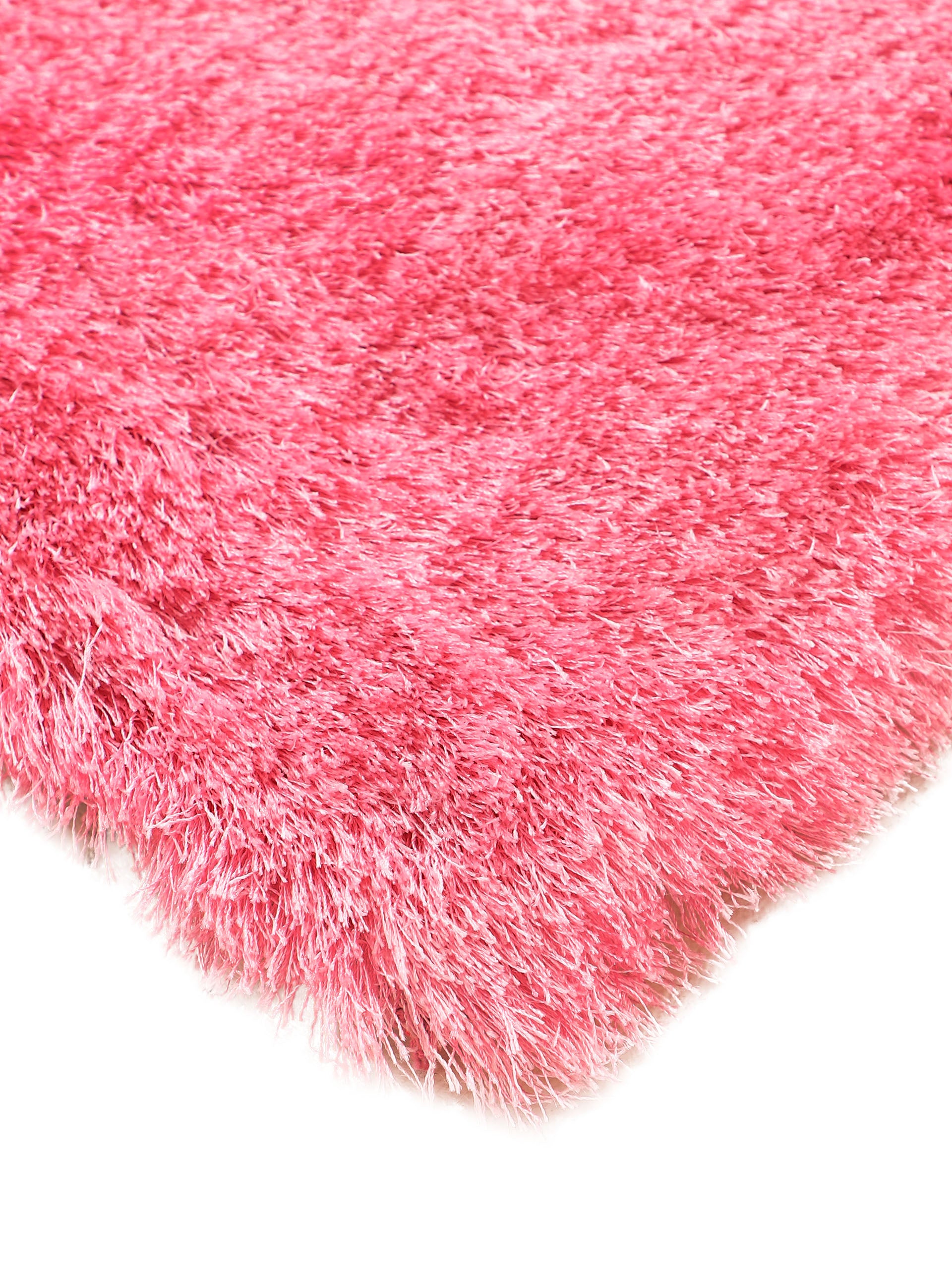 Hochflorteppich Breeze Rund Rosa