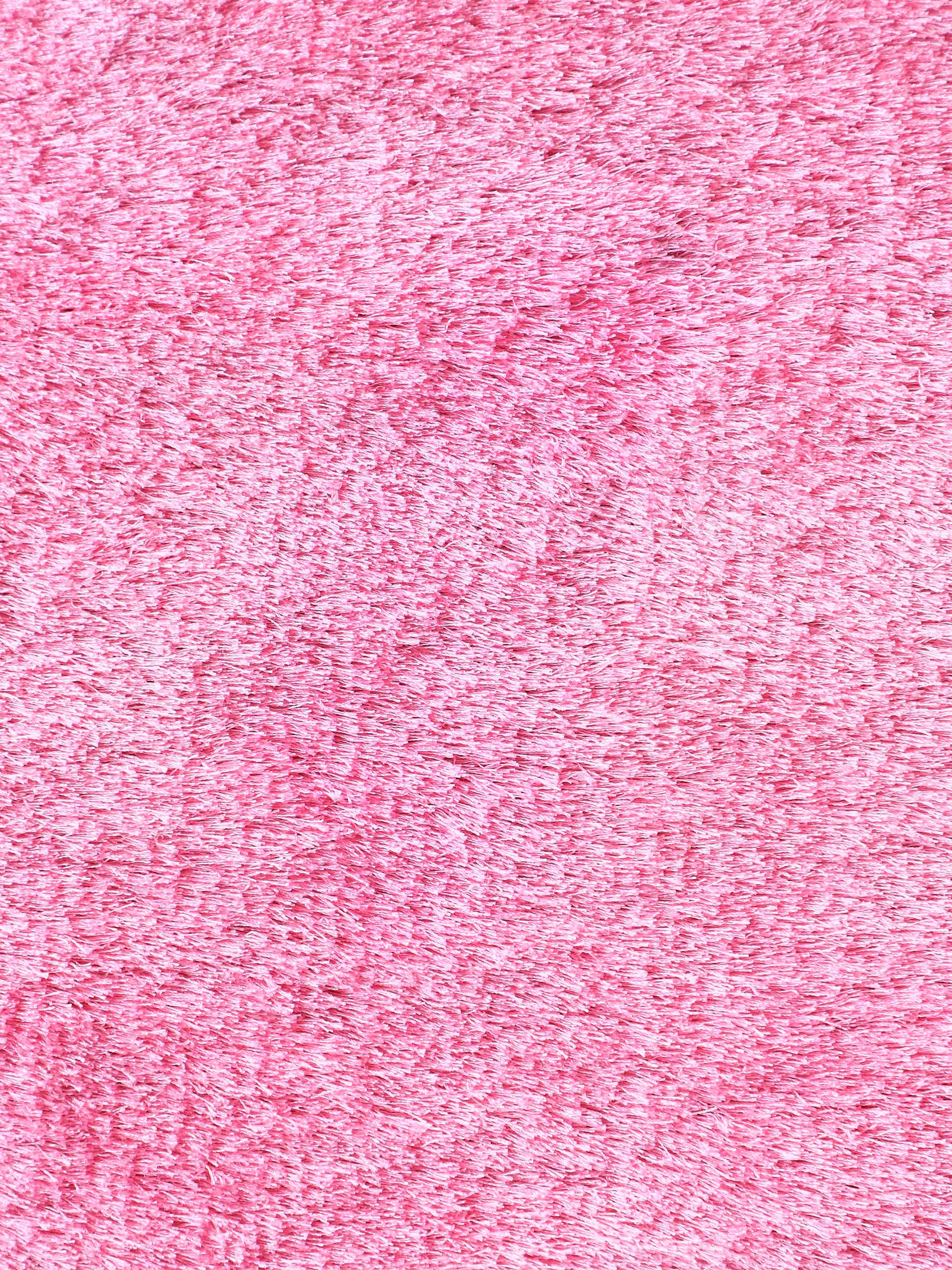 Hochflorteppich Breeze Rund Rosa