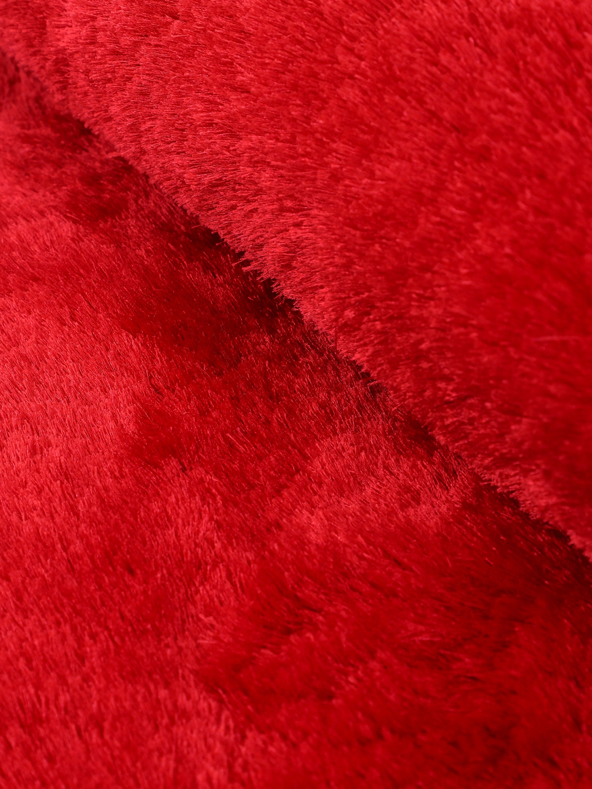 Hochflorteppich Breeze Rund Rot