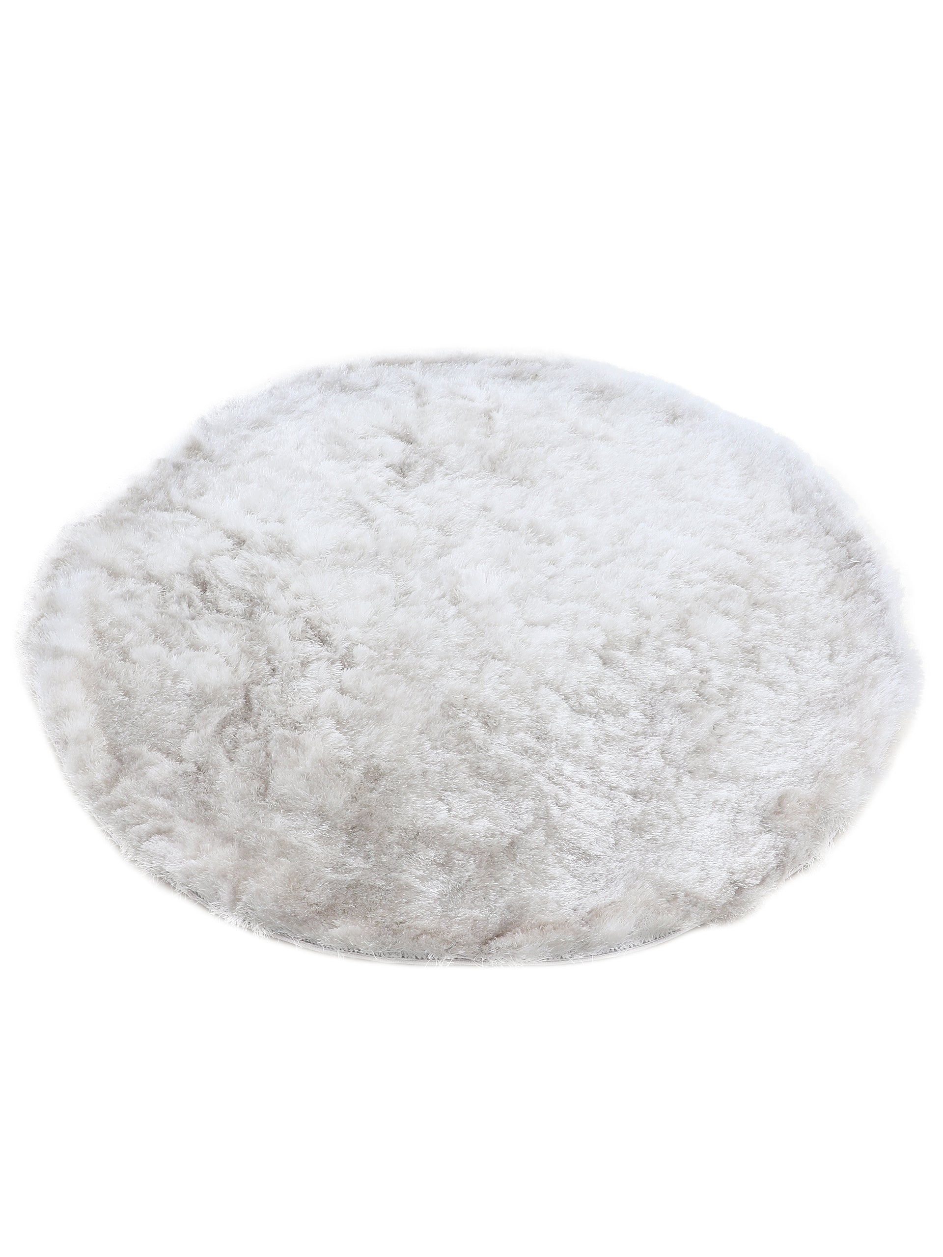 Hochflorteppich Breeze Rund Weiß