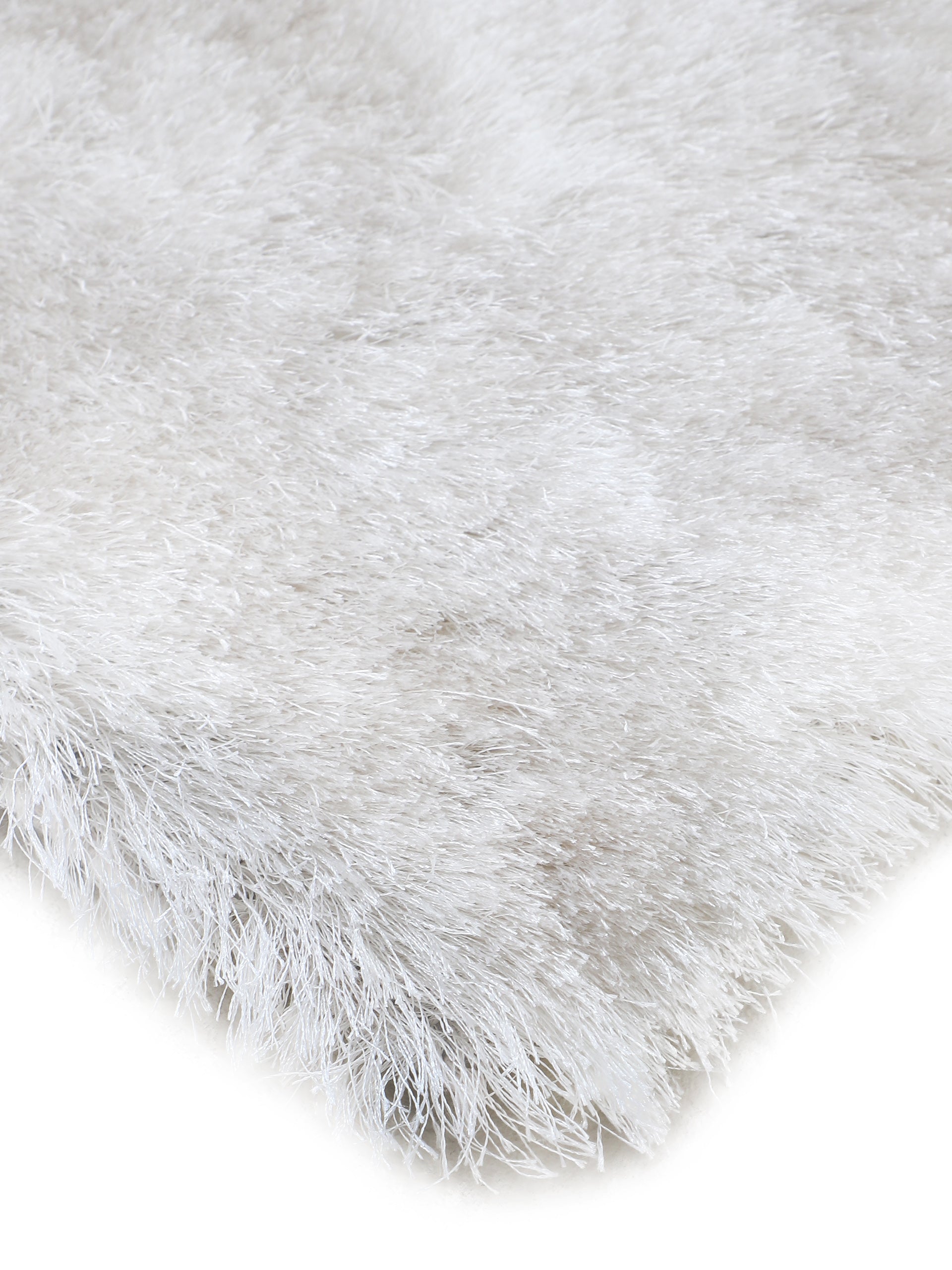 Hochflorteppich Breeze Rund Weiß