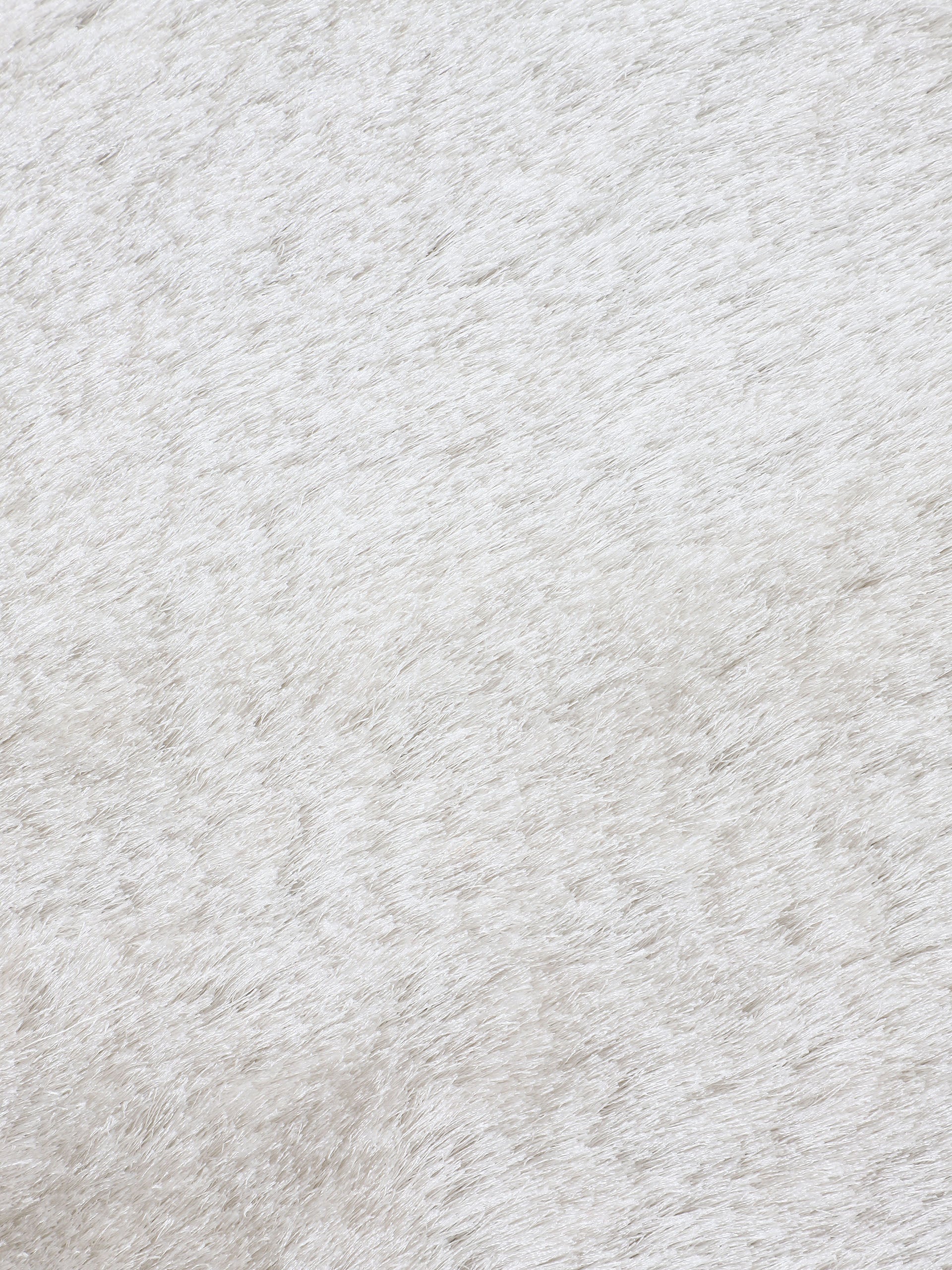 Hochflorteppich Breeze Rund Weiß