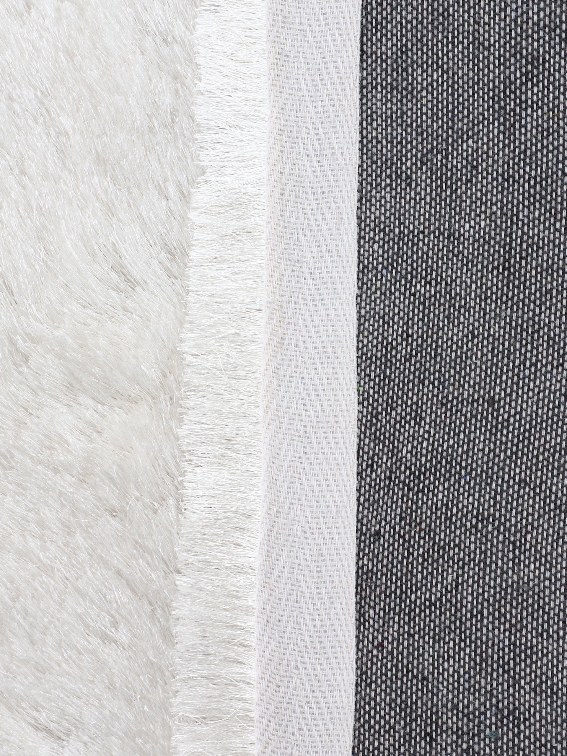 Hochflorteppich Breeze Rund Weiß