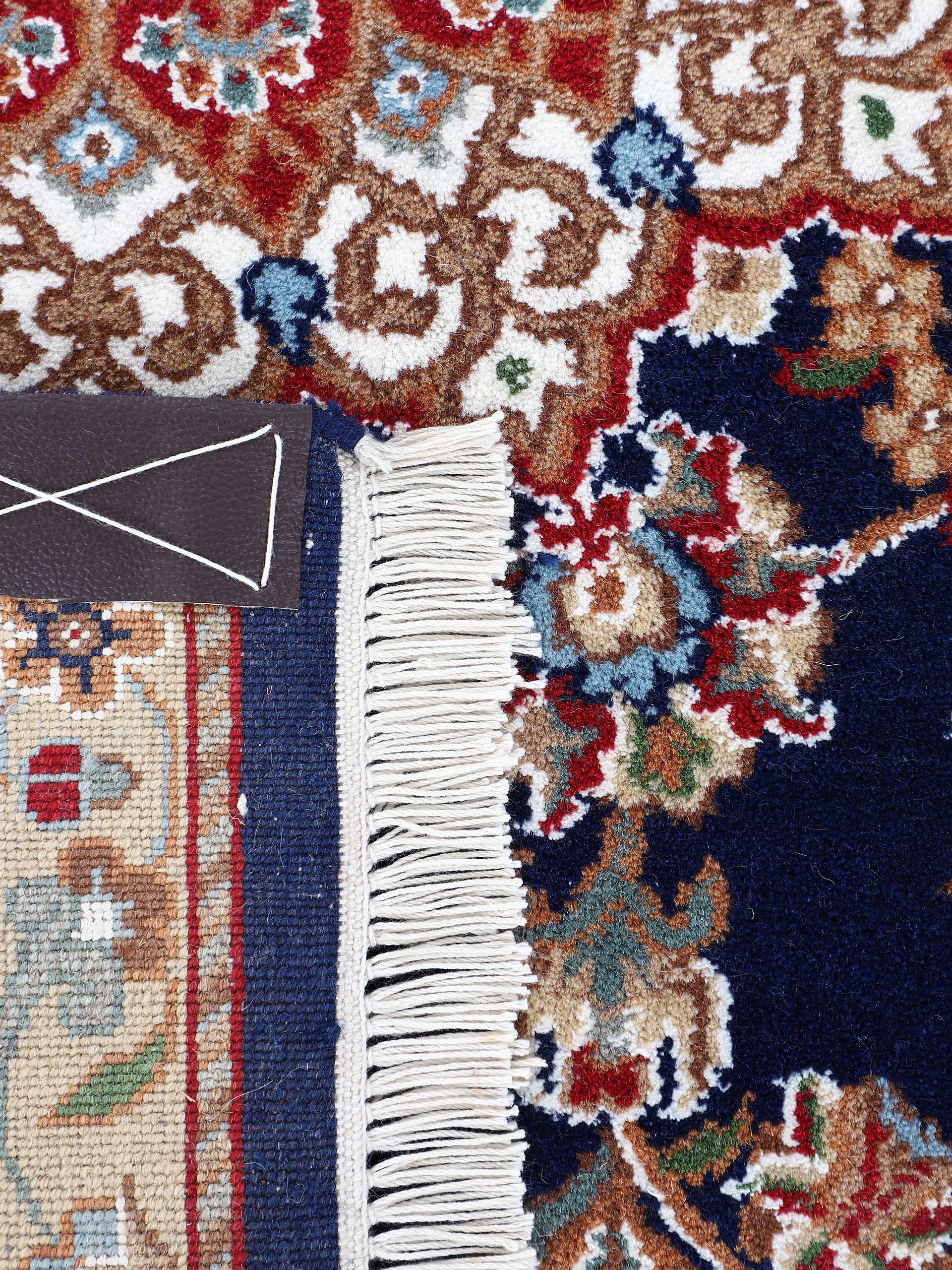 Nain Teppich Läufer Blau