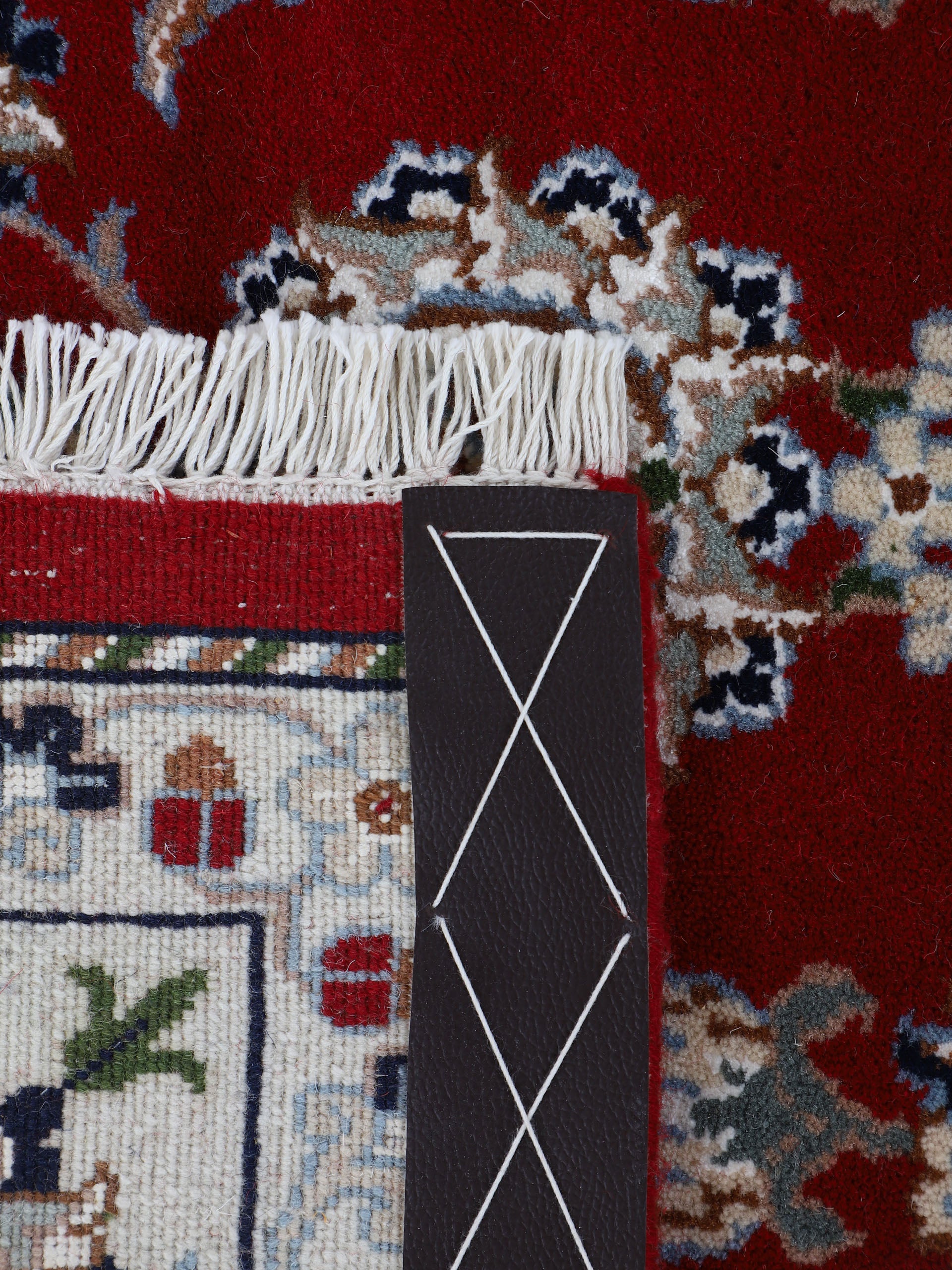 Nain Teppich Läufer Rot