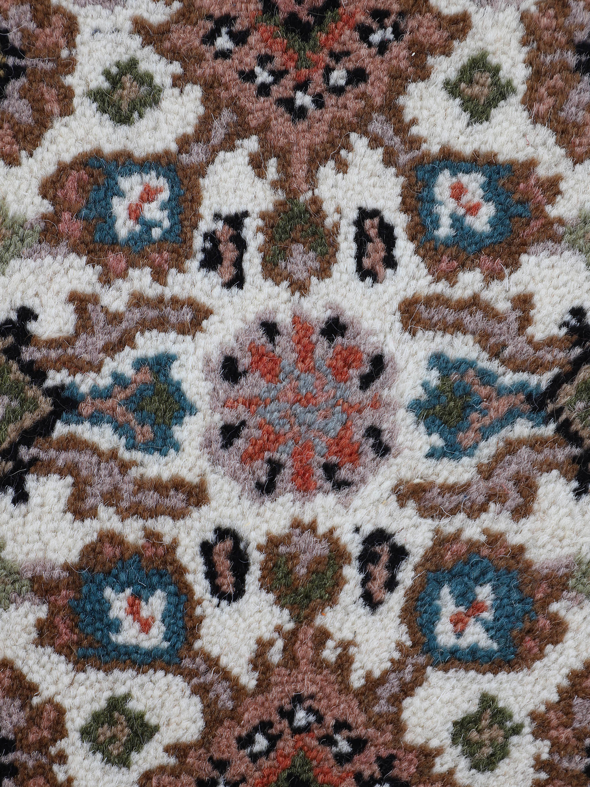 Bidjar Herati Teppich Läufer Creme