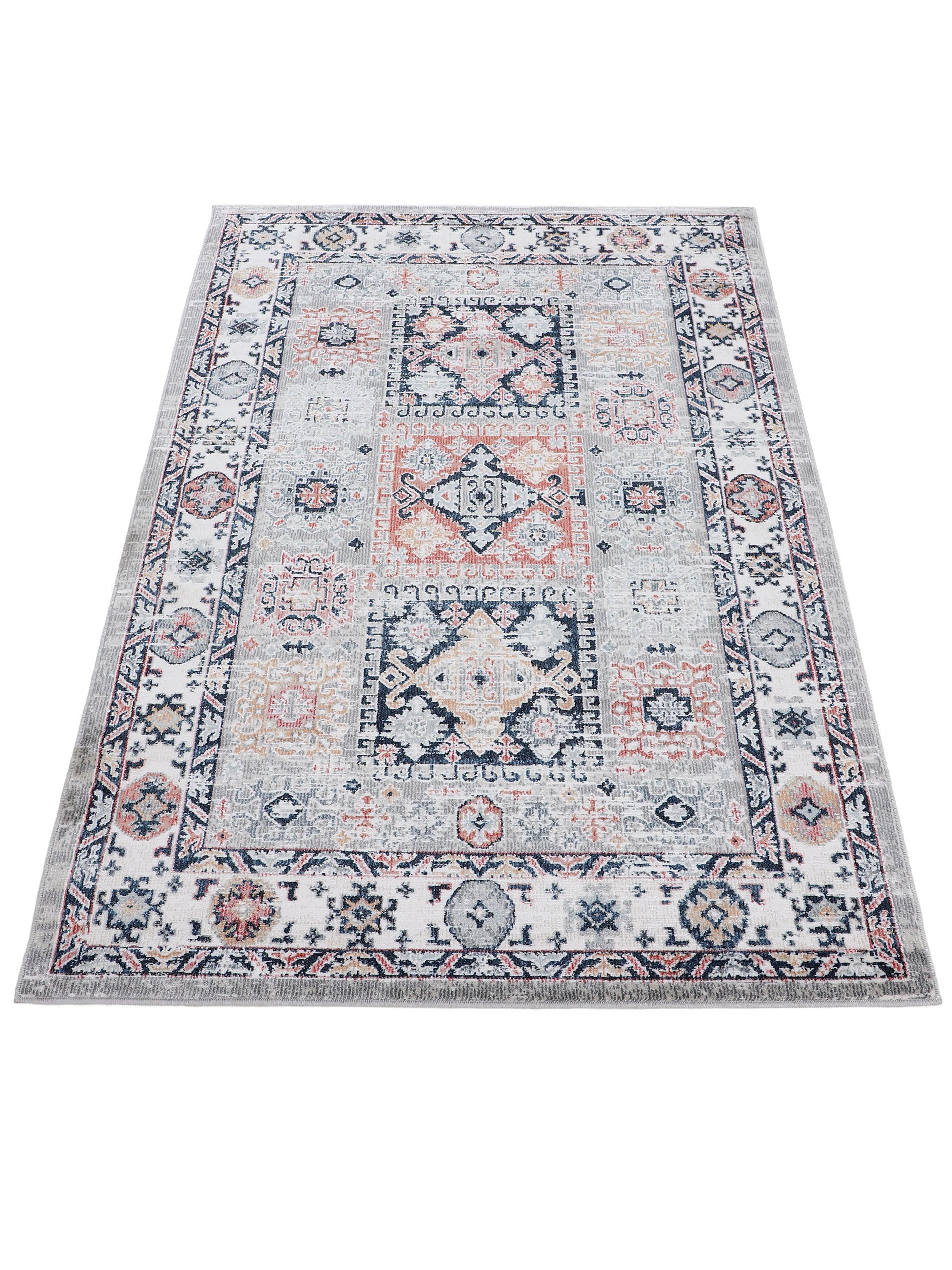 Teppich Kazach Hellgrau