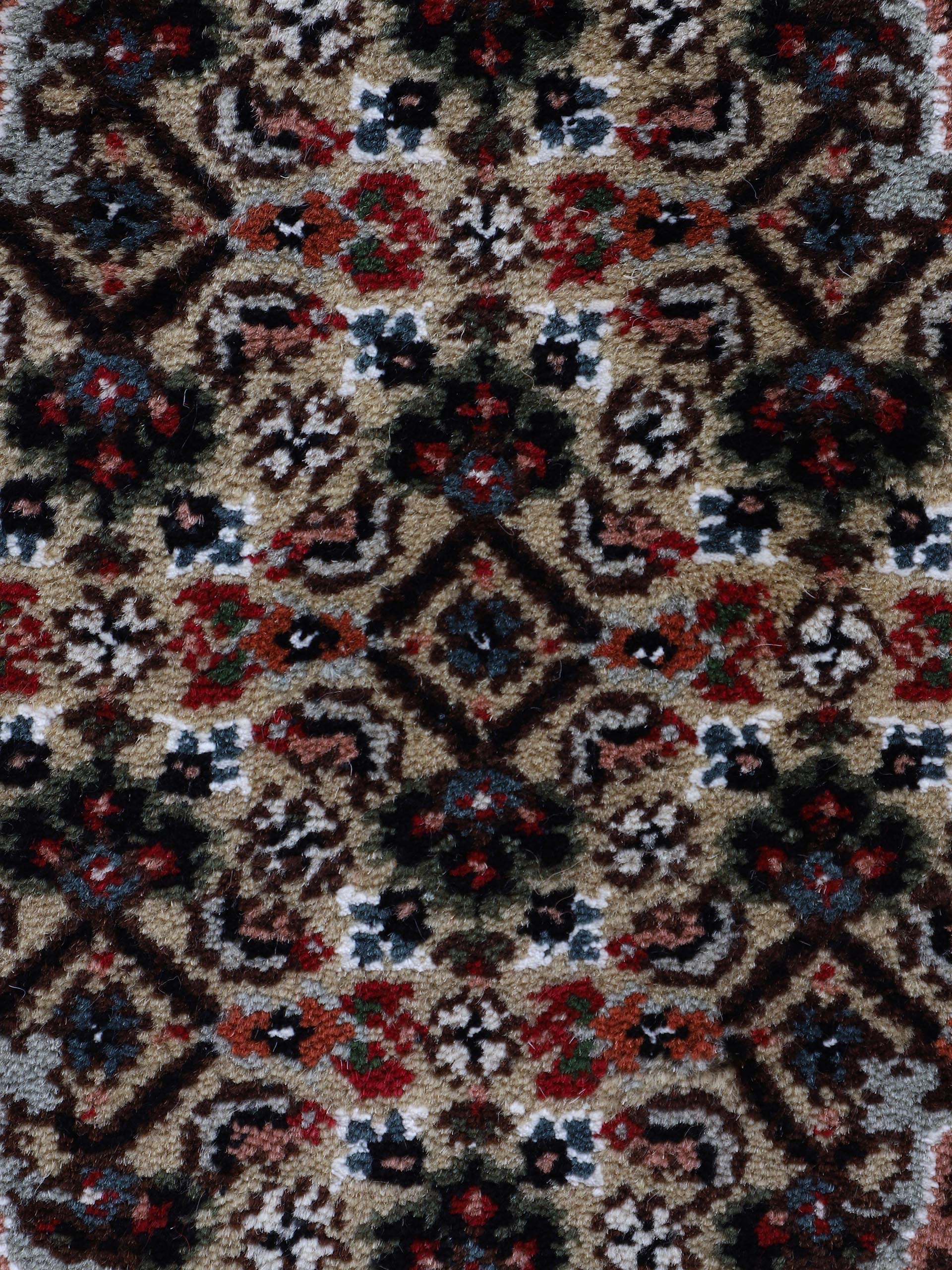 Tabriz Mahi Teppich Creme