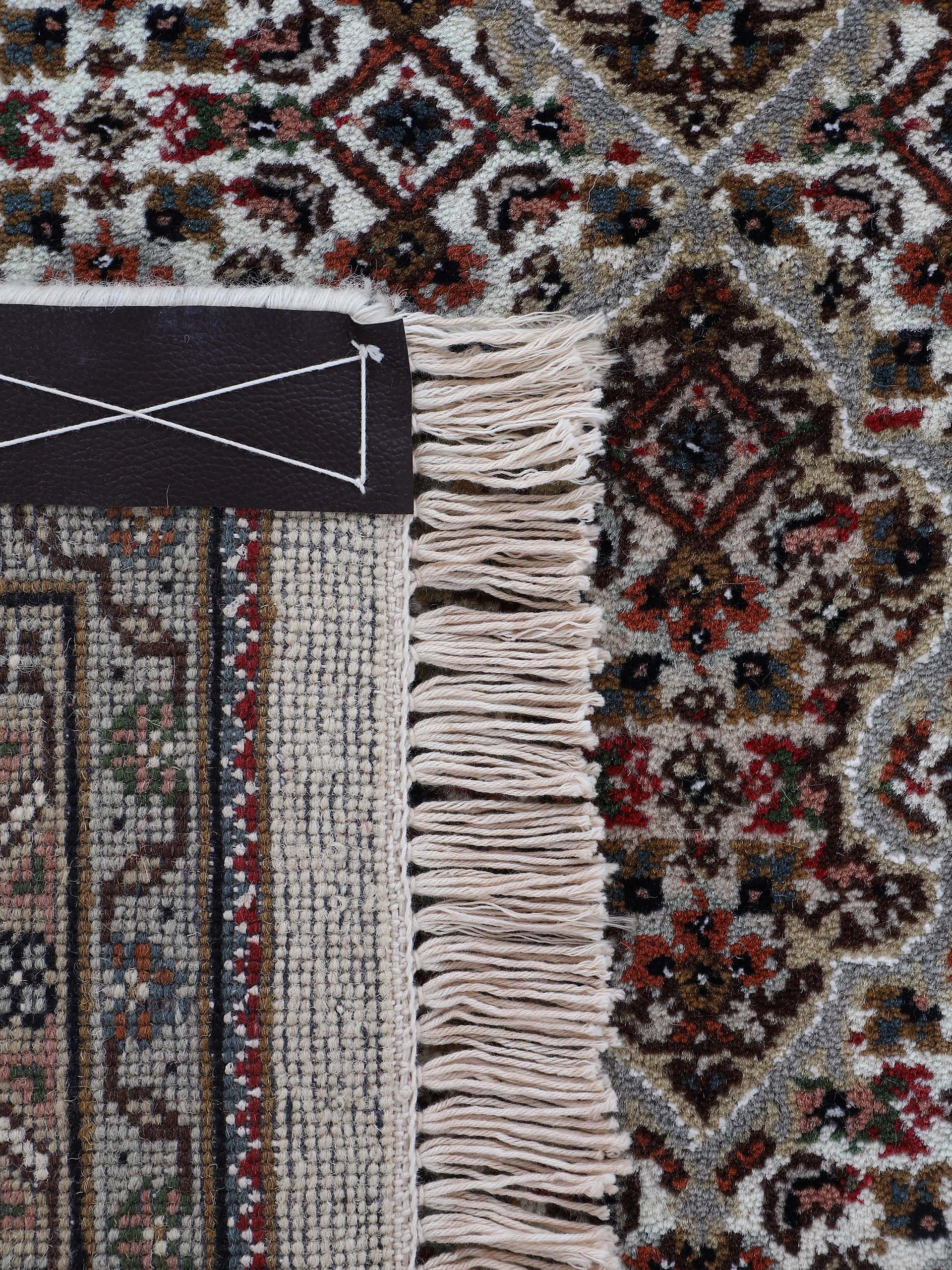 Tabriz Mahi Teppich Creme