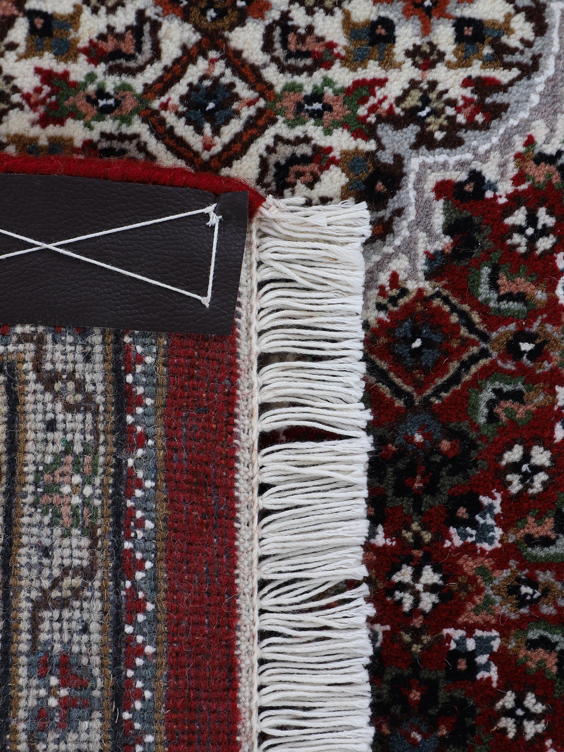 Tabriz Mahi Teppich Rot