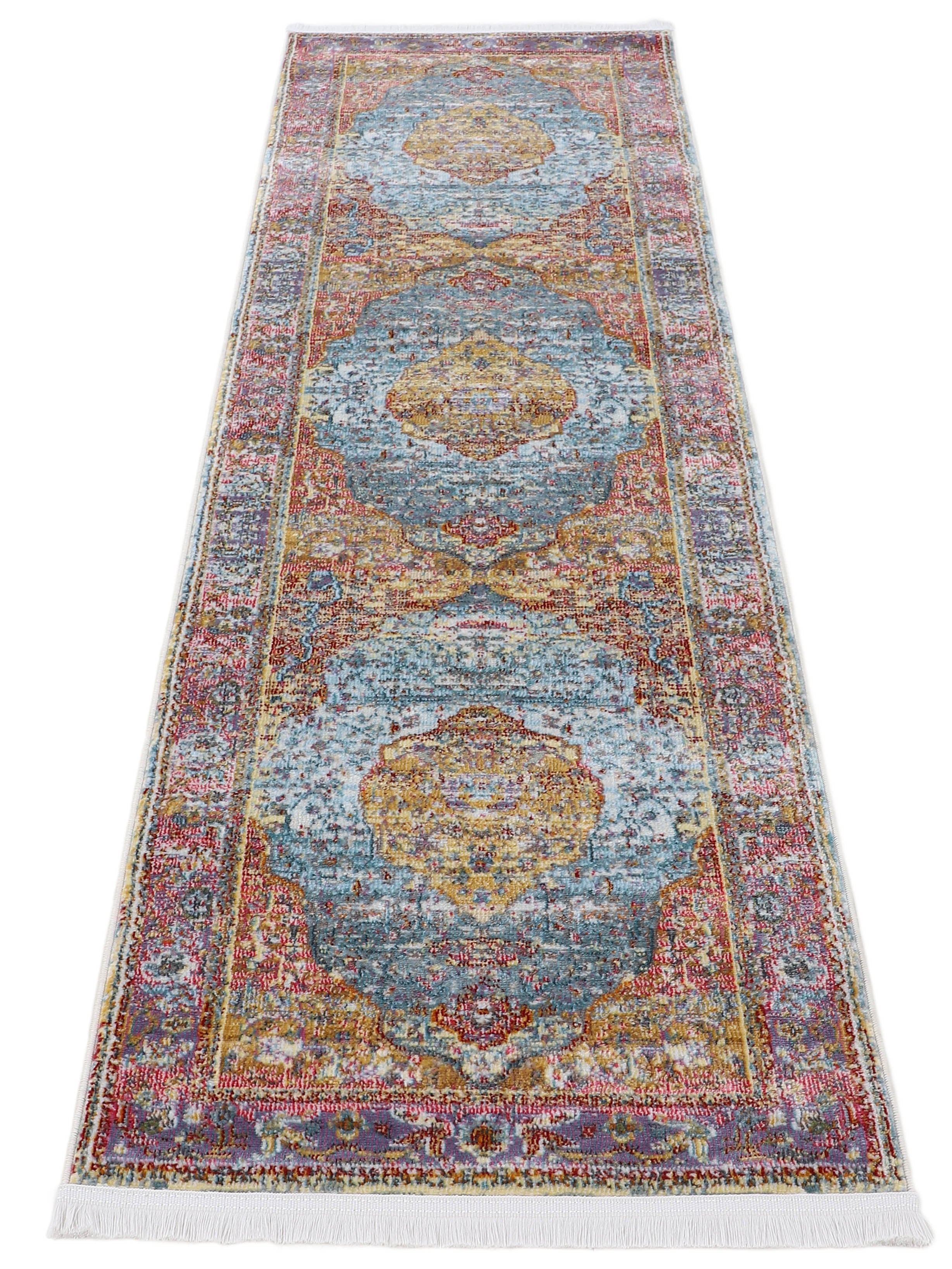 Vintage Teppich Esha Läufer Multicolor