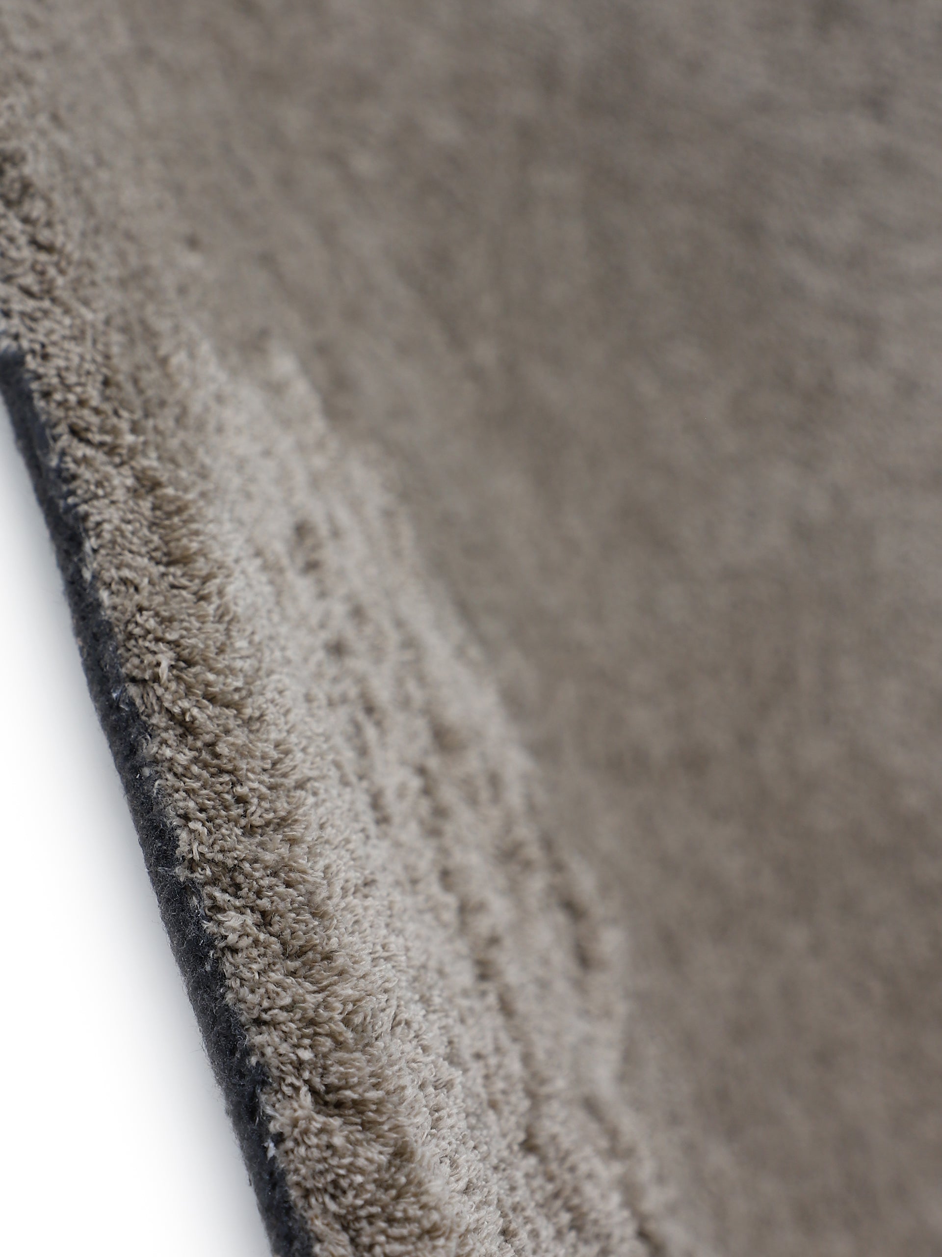 Hochflorteppich Silky Läufer Beige