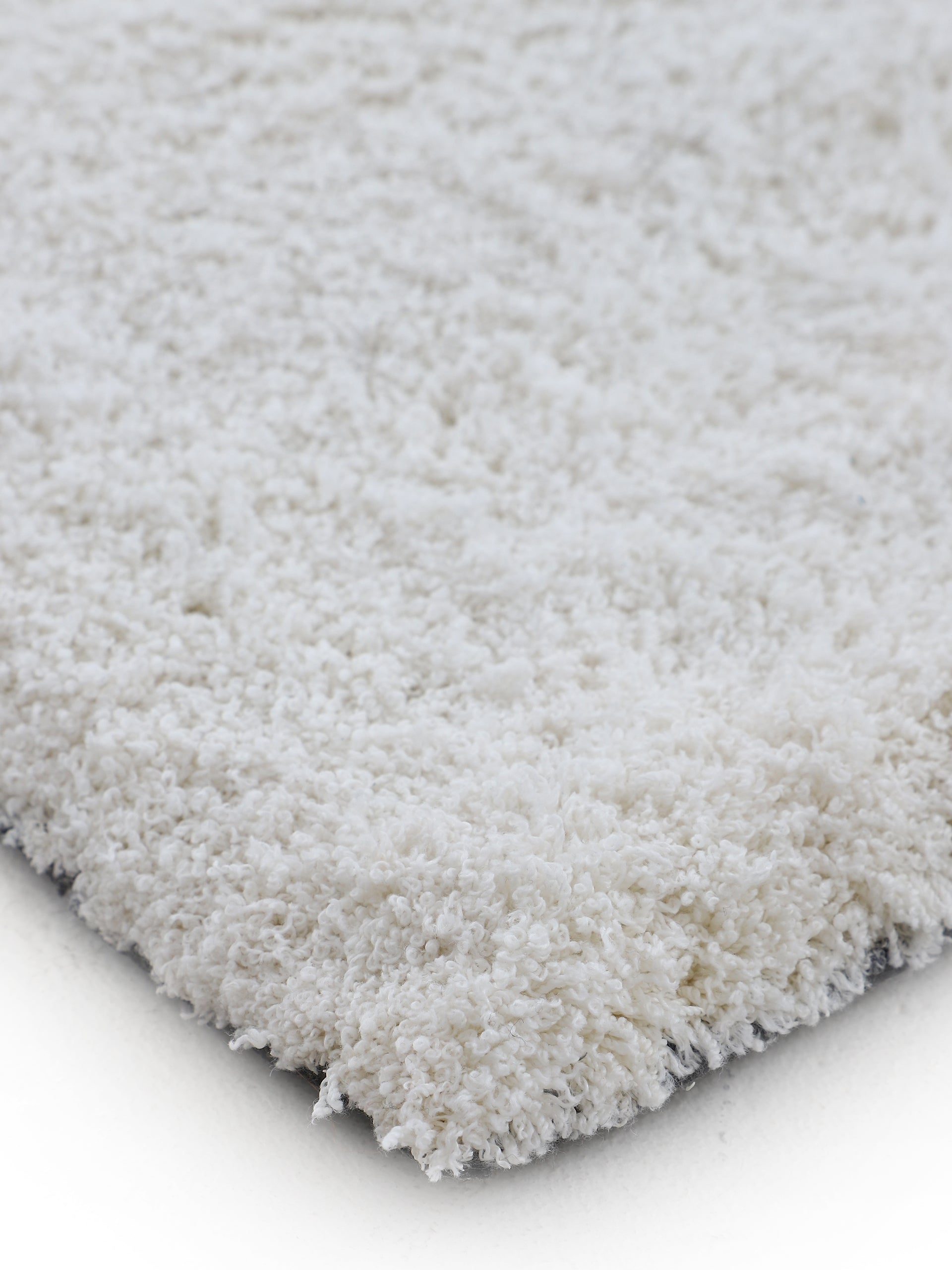 Hochflorteppich Silky Läufer Creme