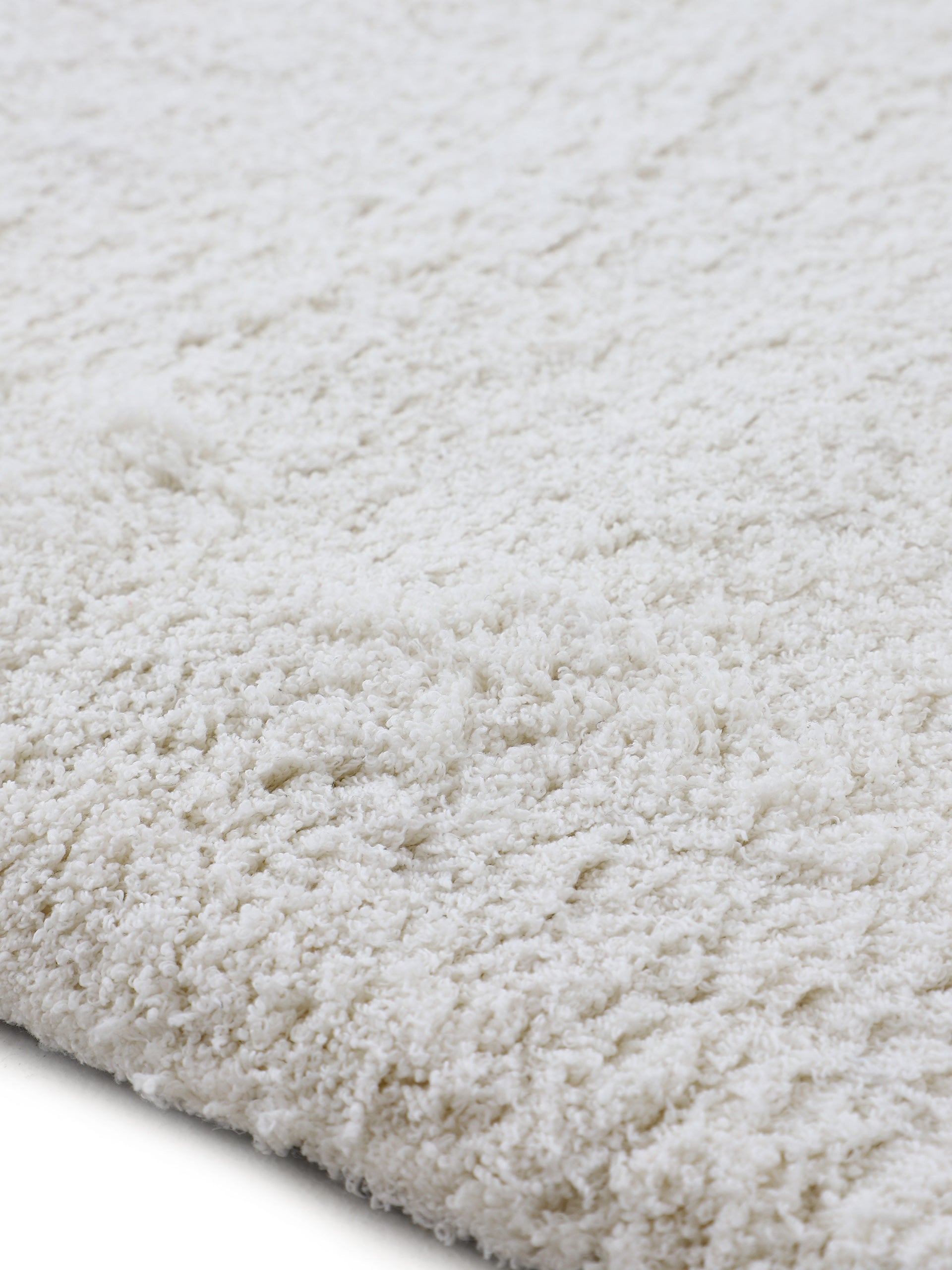 Hochflorteppich Silky Läufer Creme