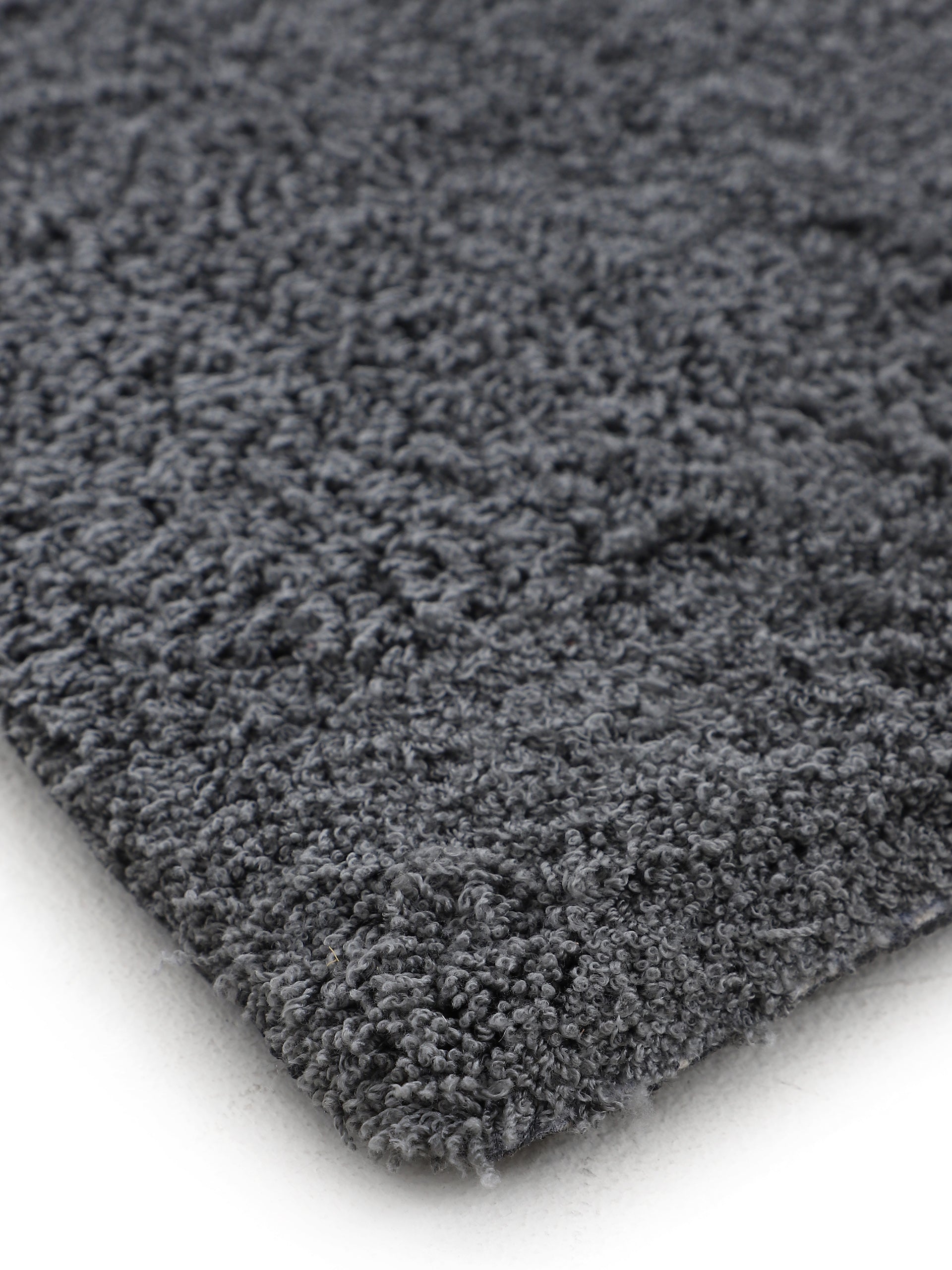 Hochflorteppich Silky Läufer Grau