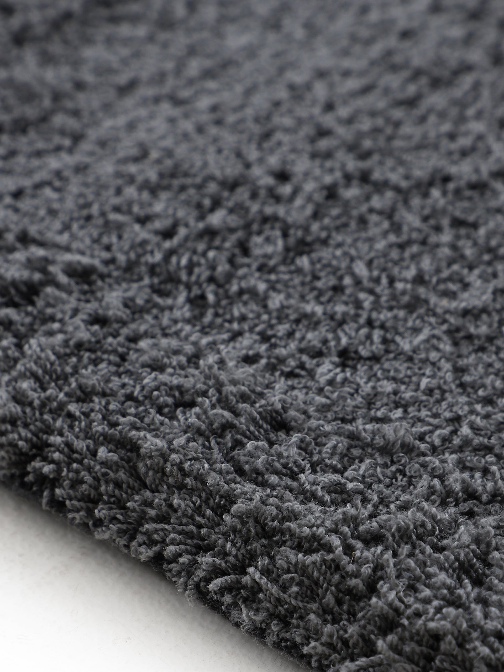 Hochflorteppich Silky Läufer Grau