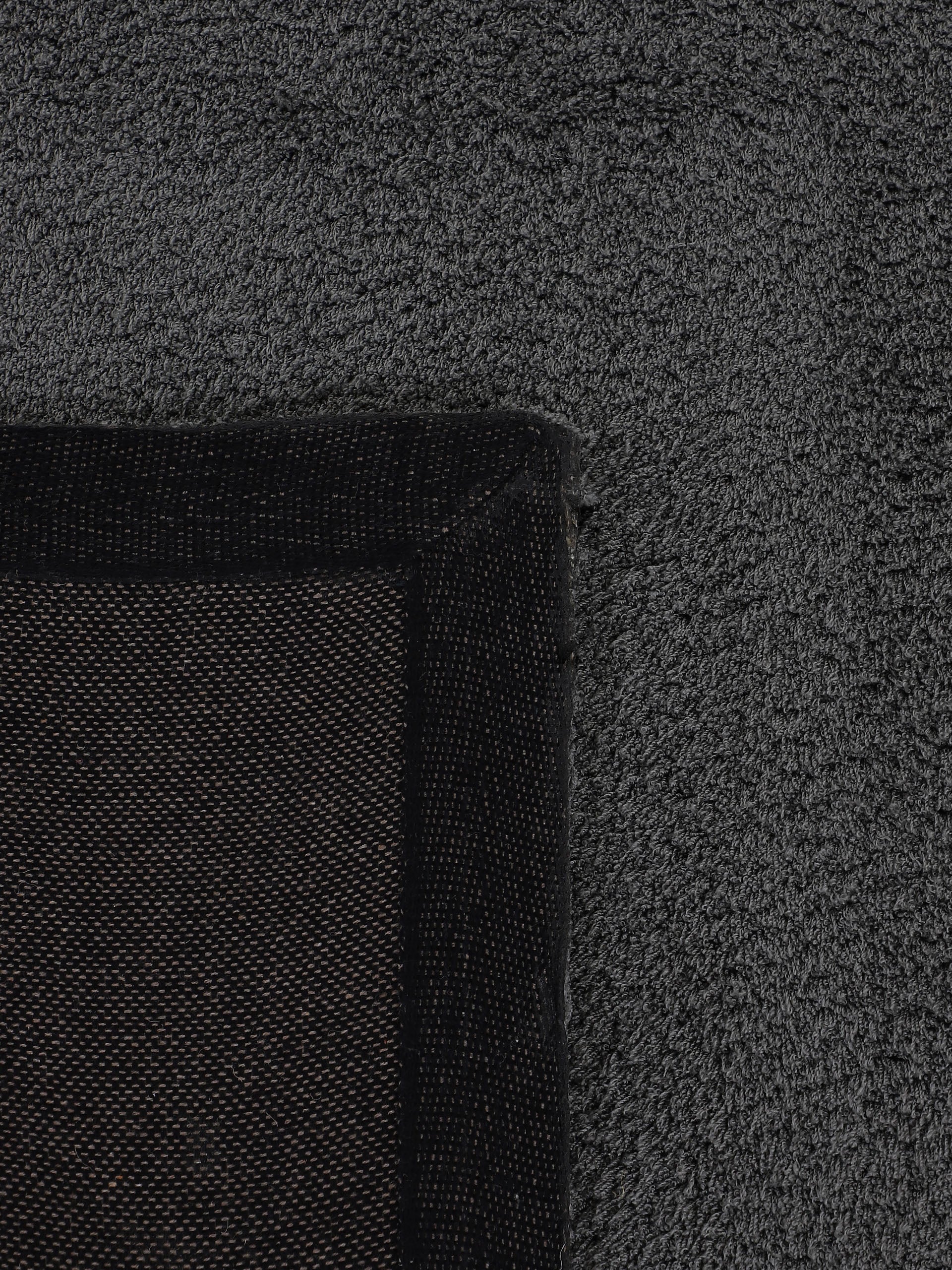 Hochflorteppich Silky Läufer Grau