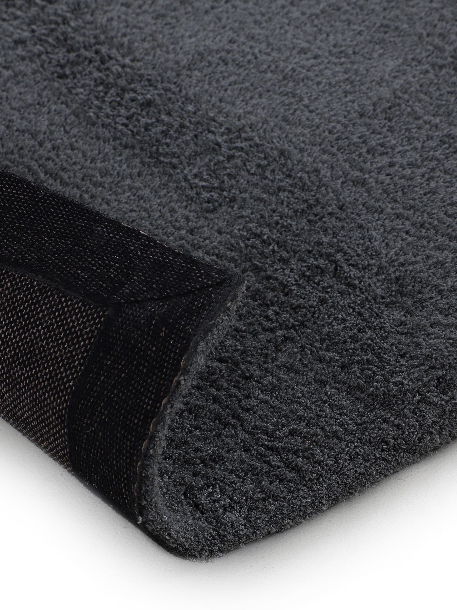 Hochflorteppich Silky Läufer Grau