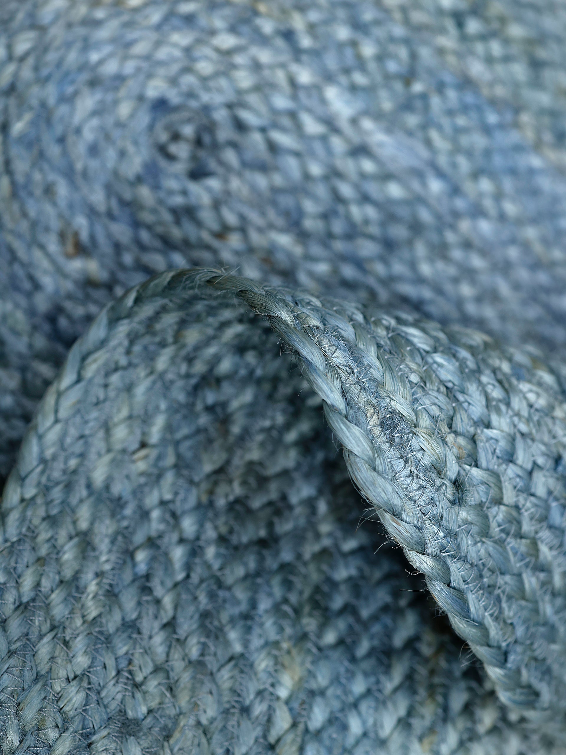 Juteteppich Alia Grau