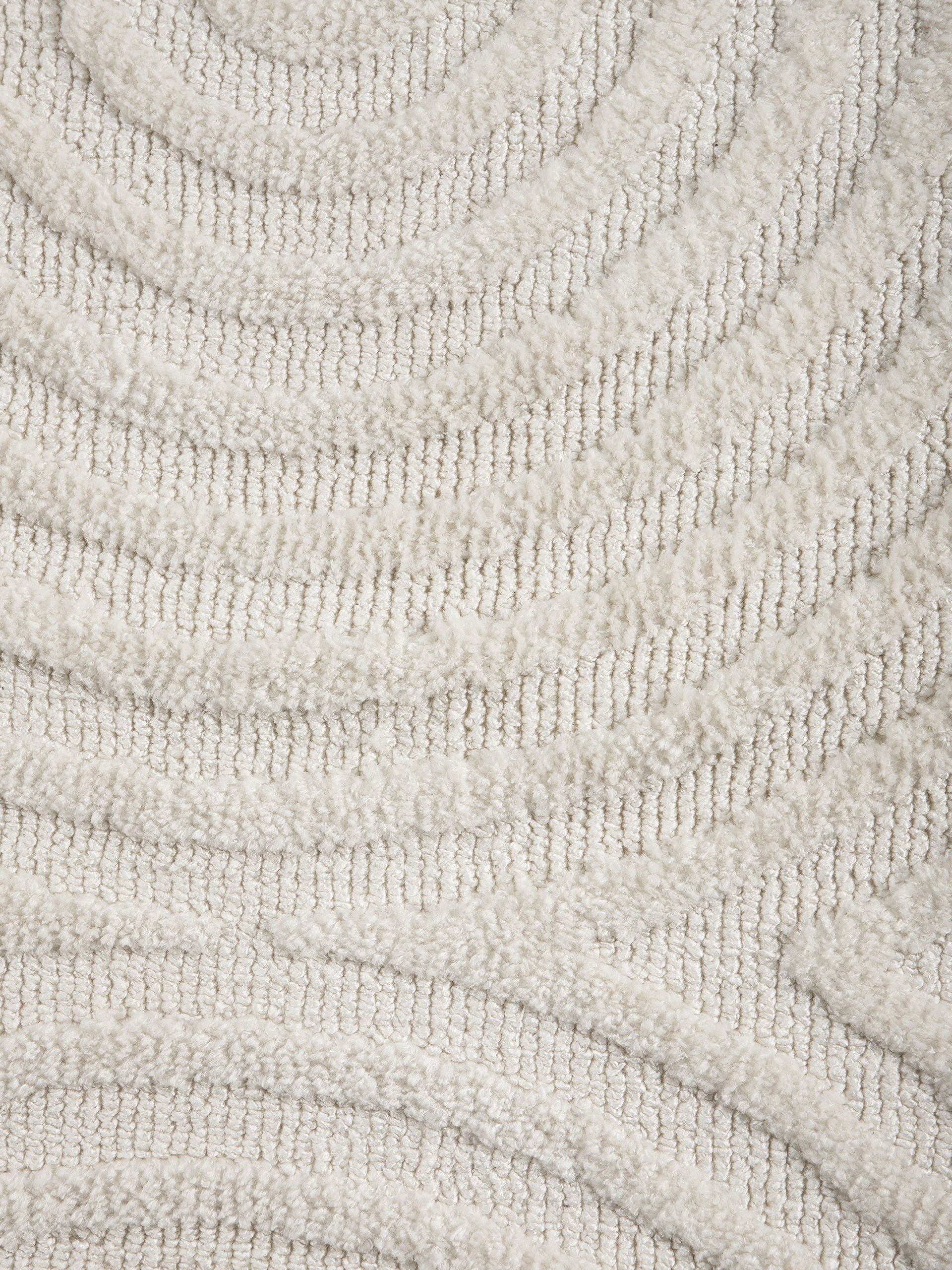 Teppich Holly Rund Creme