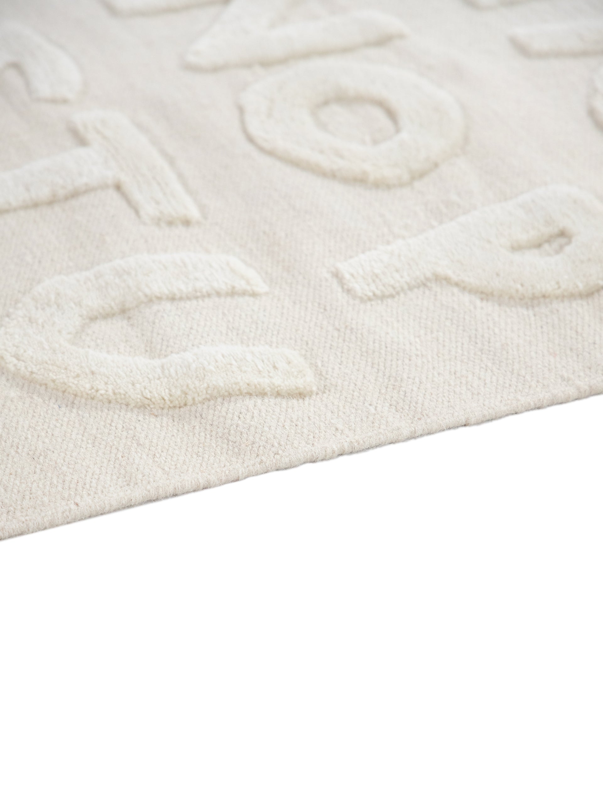 Kinderteppich ABC Creme